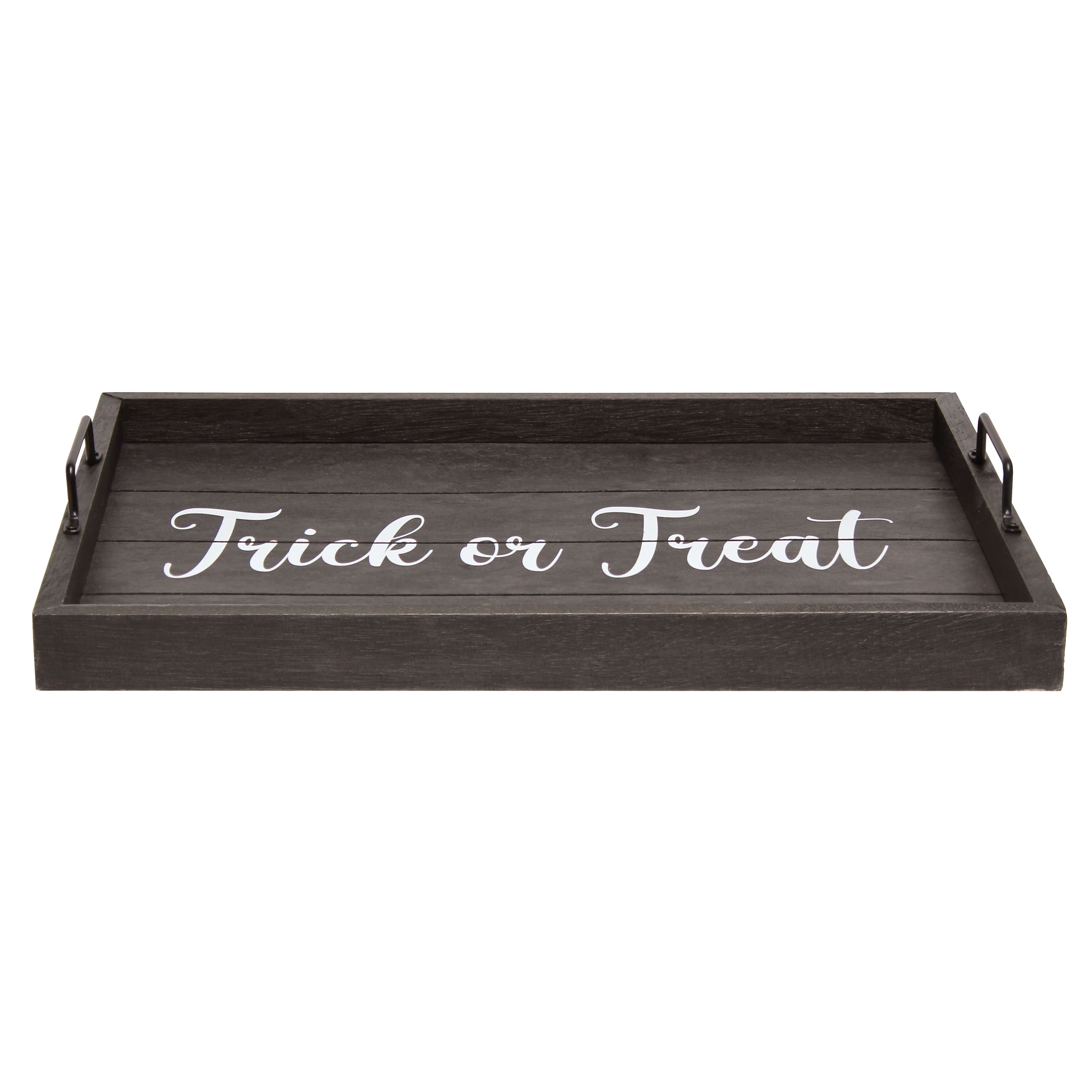 Elegant Designs&#x2122; 15.5&#x22; Trick or Treat Serving Tray with Handles