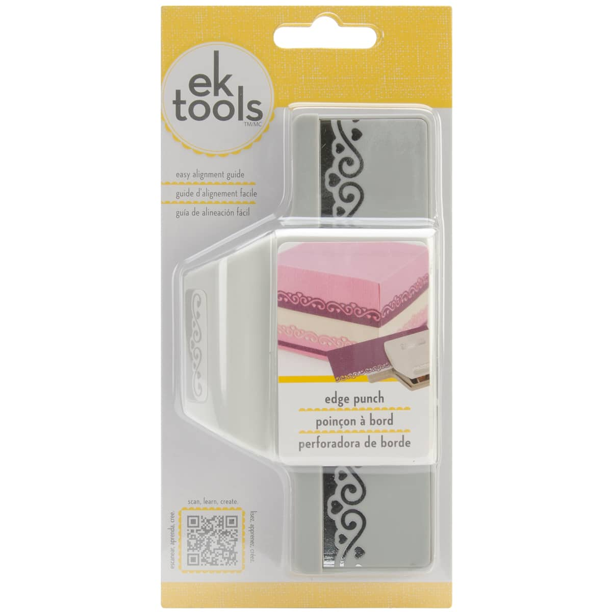 EK Tools&#x2122; Scroll &#x26; Hearts Edge Punch