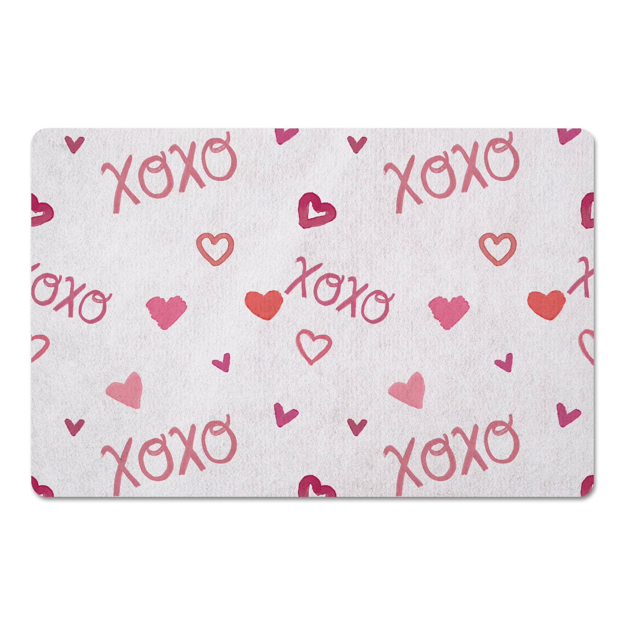 XOXO Pattern 27" x 18" Floor Mat