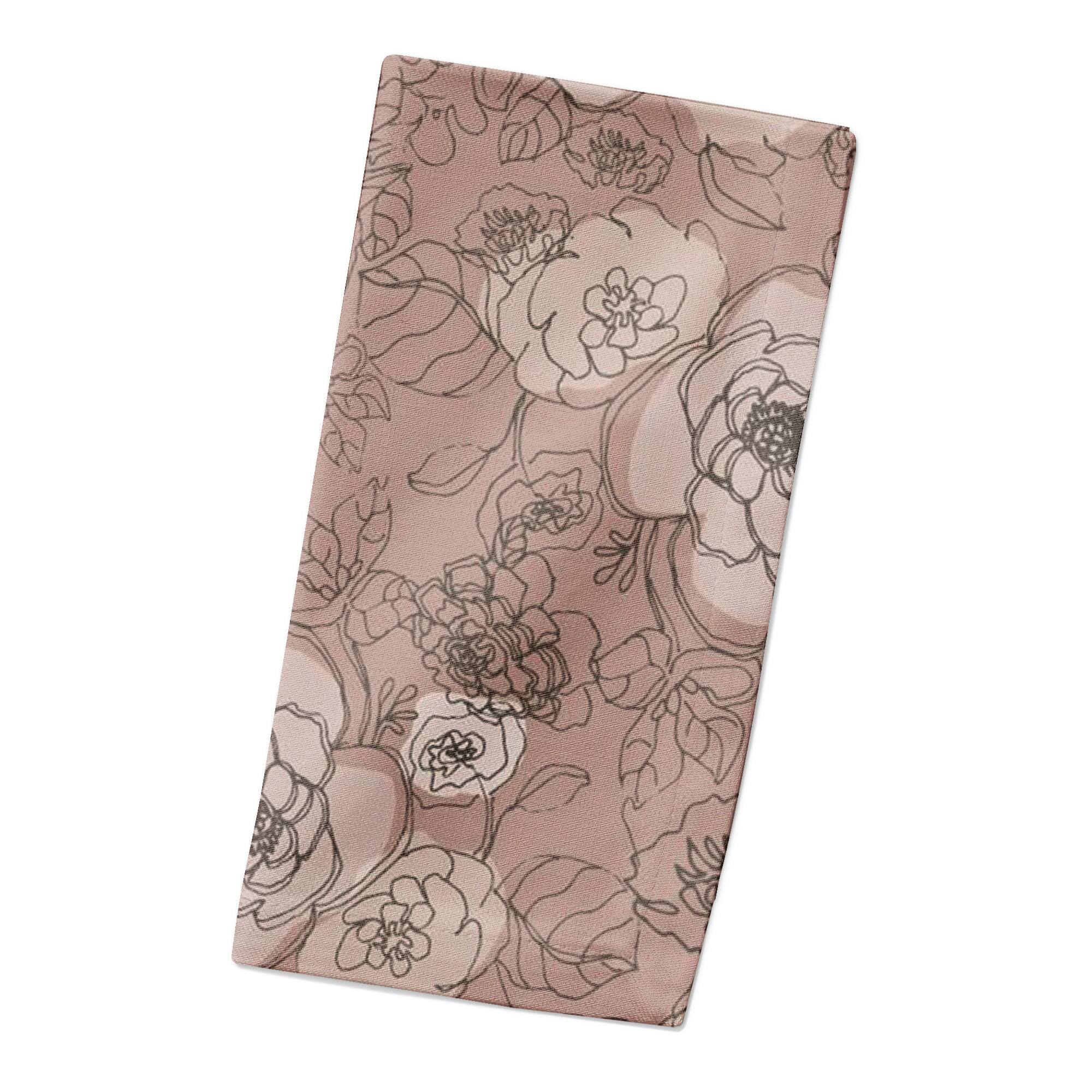 Multi Floral Cotton Twill Napkin