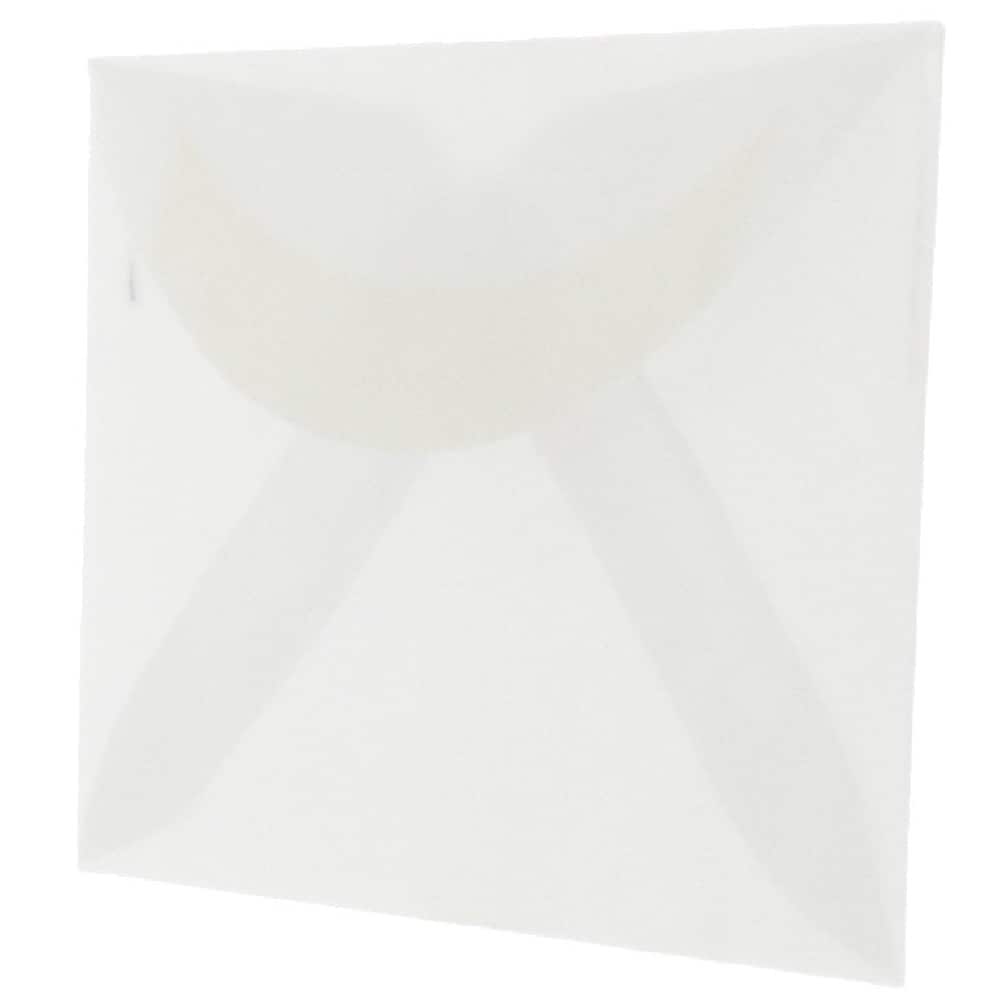 JAM Paper 3Drug Clear Translucent Vellum Envelopes 100ct.