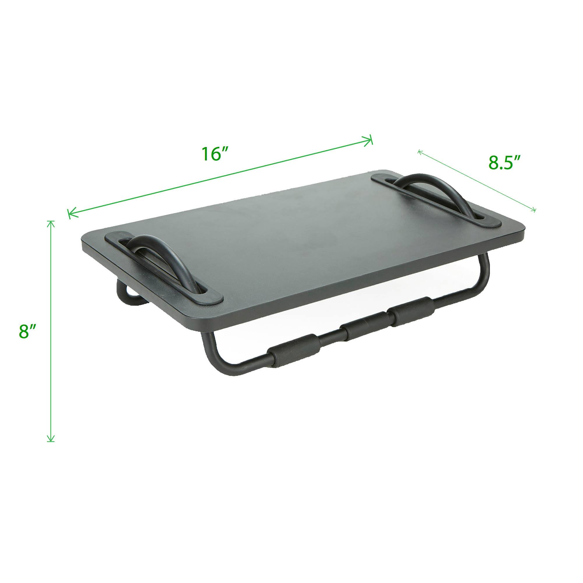 Mind Reader Black Tilting Ergonomic Foot Rest