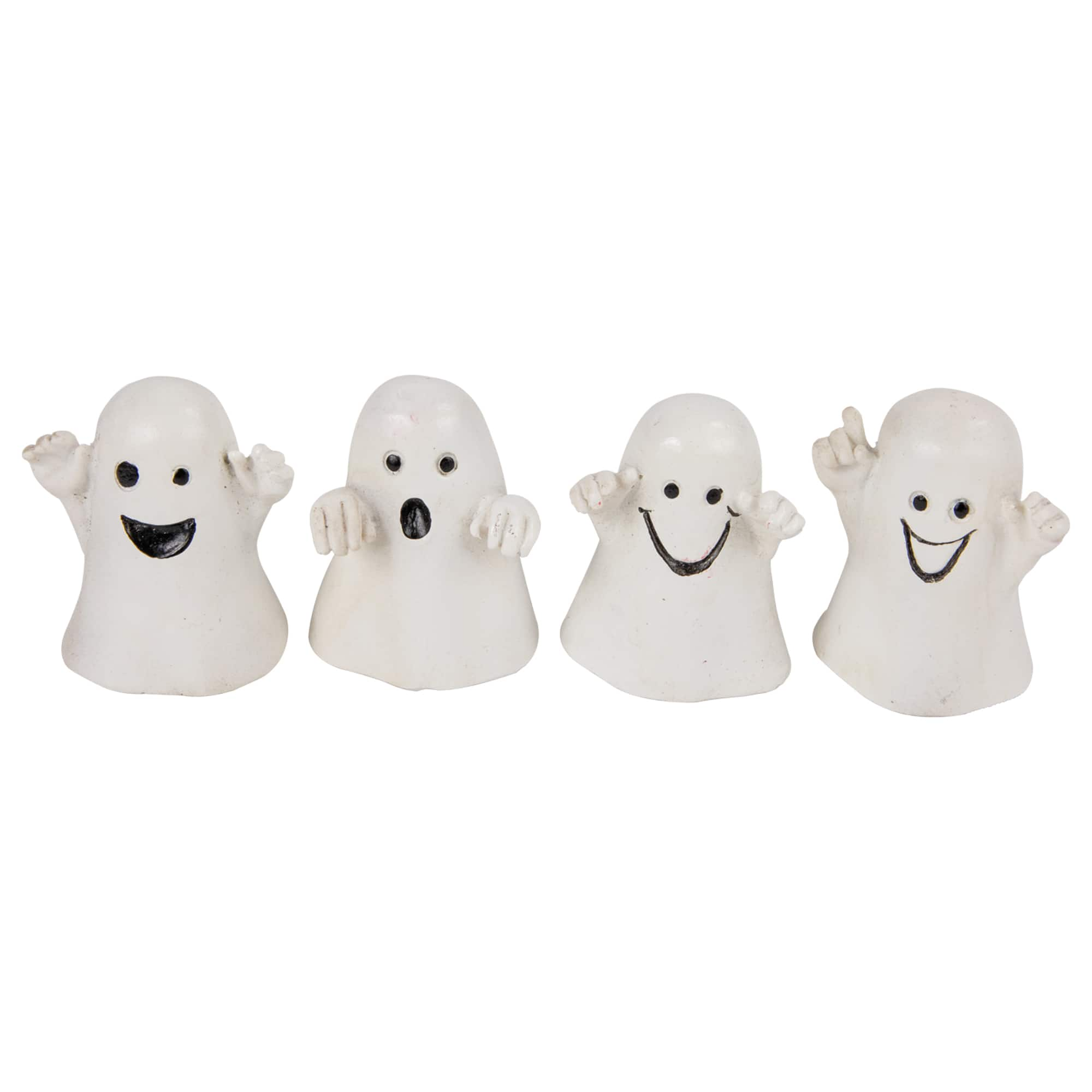 2&#x22; Mini Ghost Decoration Set