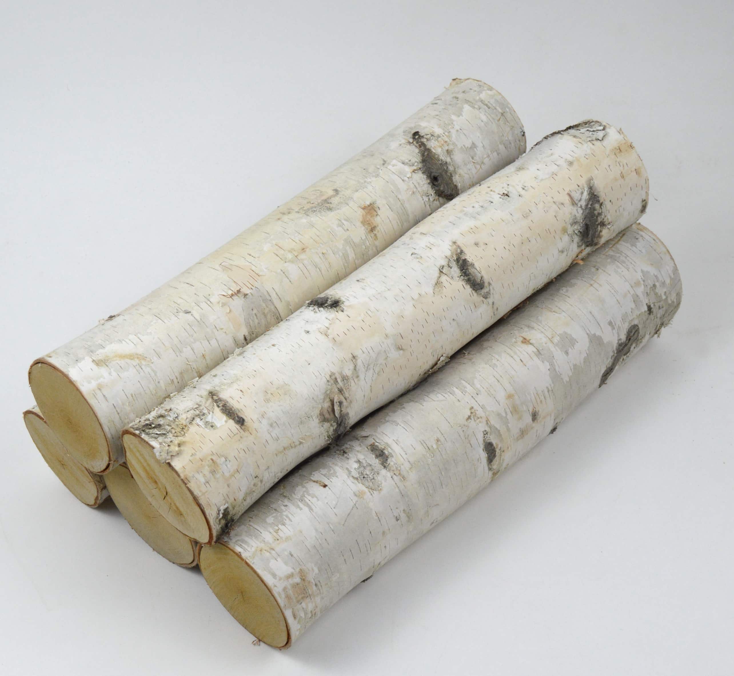 Wilson White Birch Fireplace XL Long Log, 23-24 L x 5-6 D (1 Log)