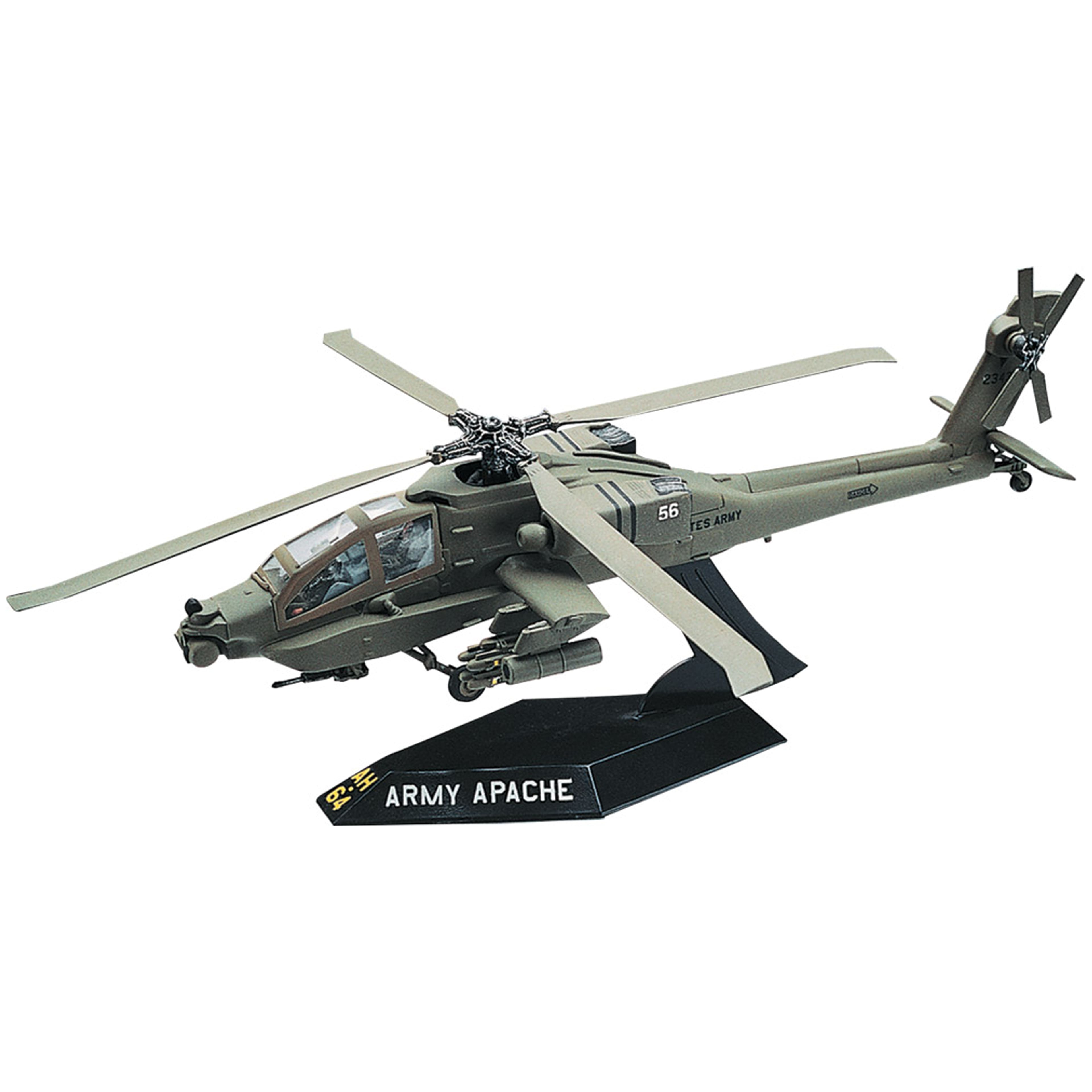 Revell&#xAE; Snap Tite&#xAE; AH-64 Apache Helicopter Plastic Model Kit