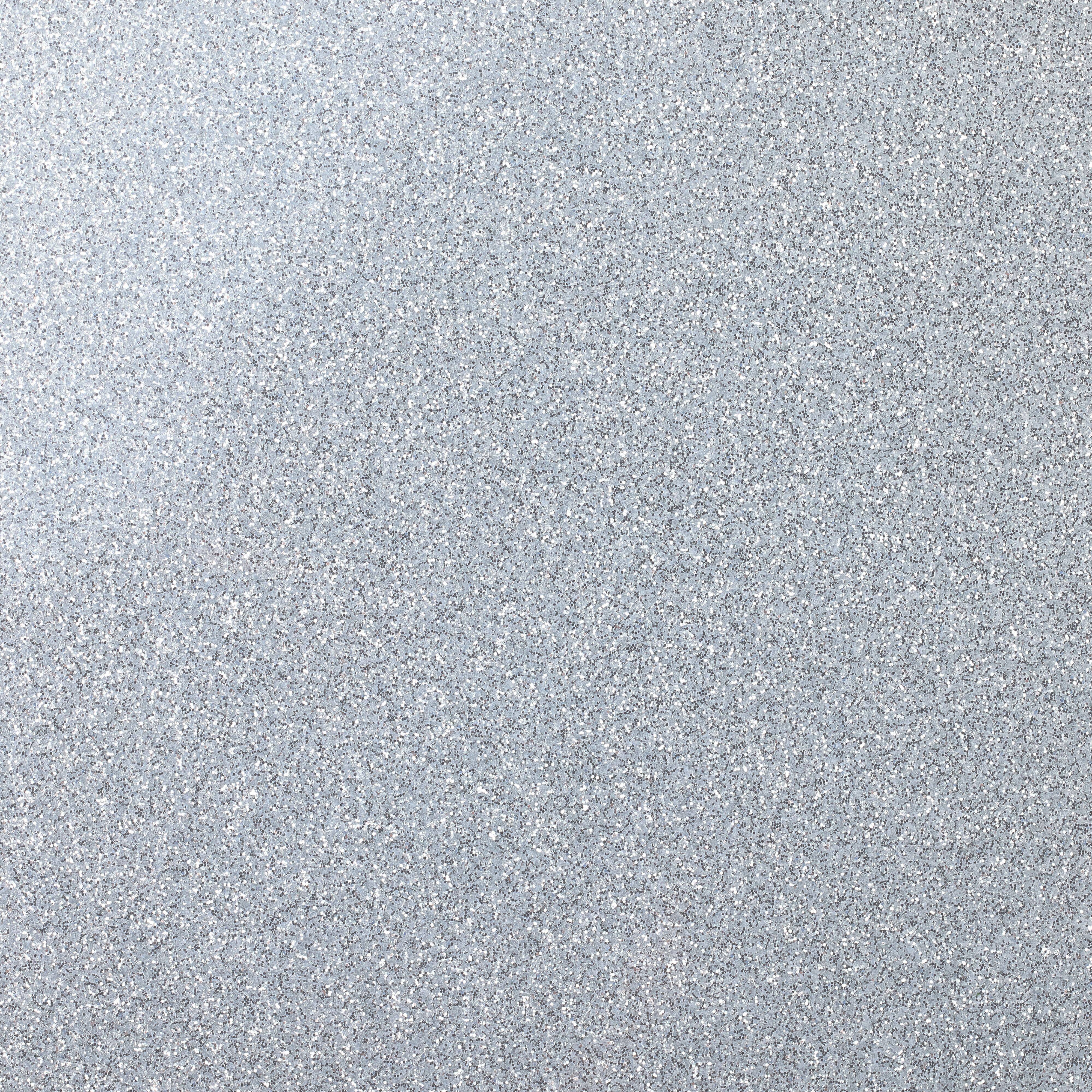 Holiday White Sweatshirt & Silver Iron-On Glitter Vinyl Craft Bundle