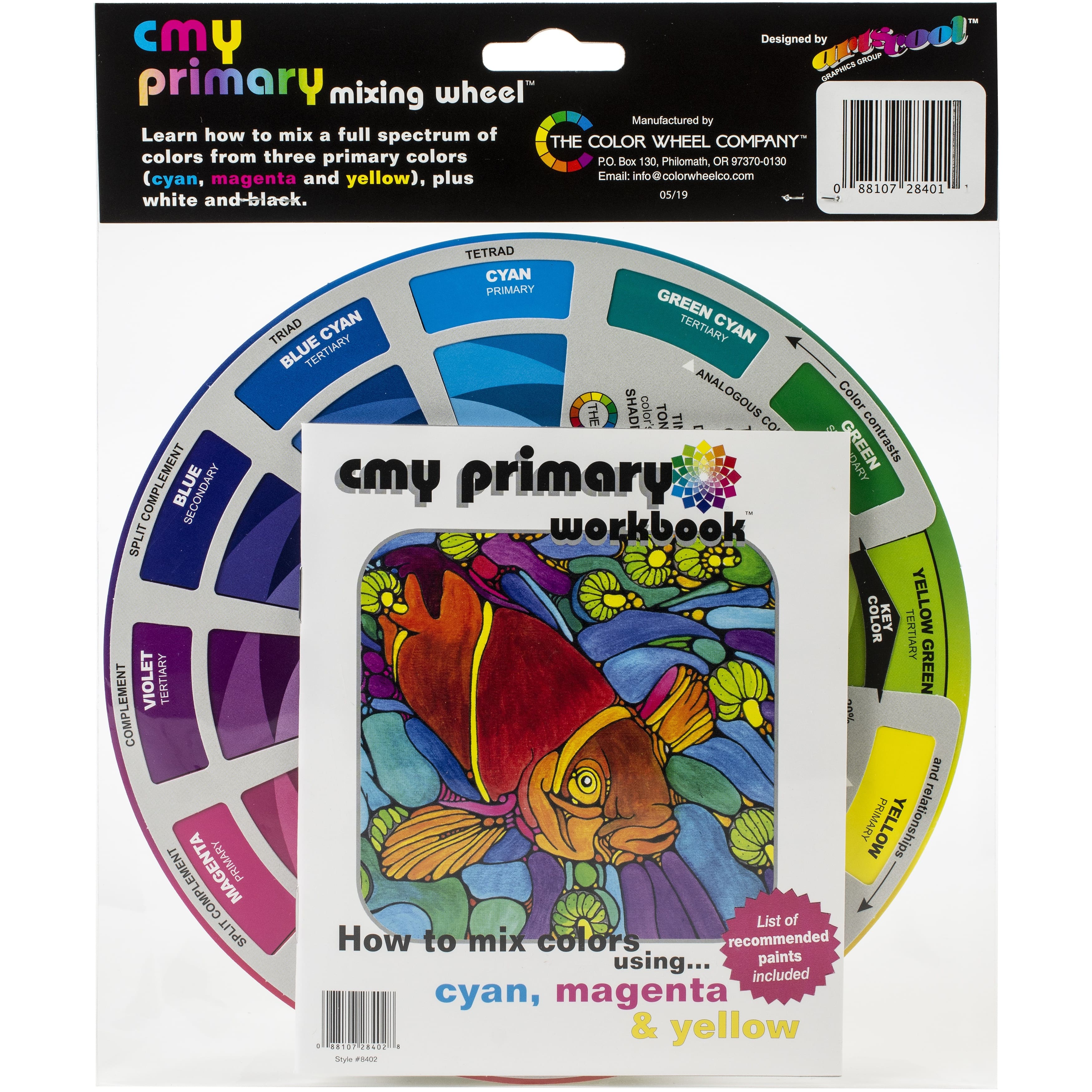 CMY Primary Mixing Wheel&#x2122; with Workbook