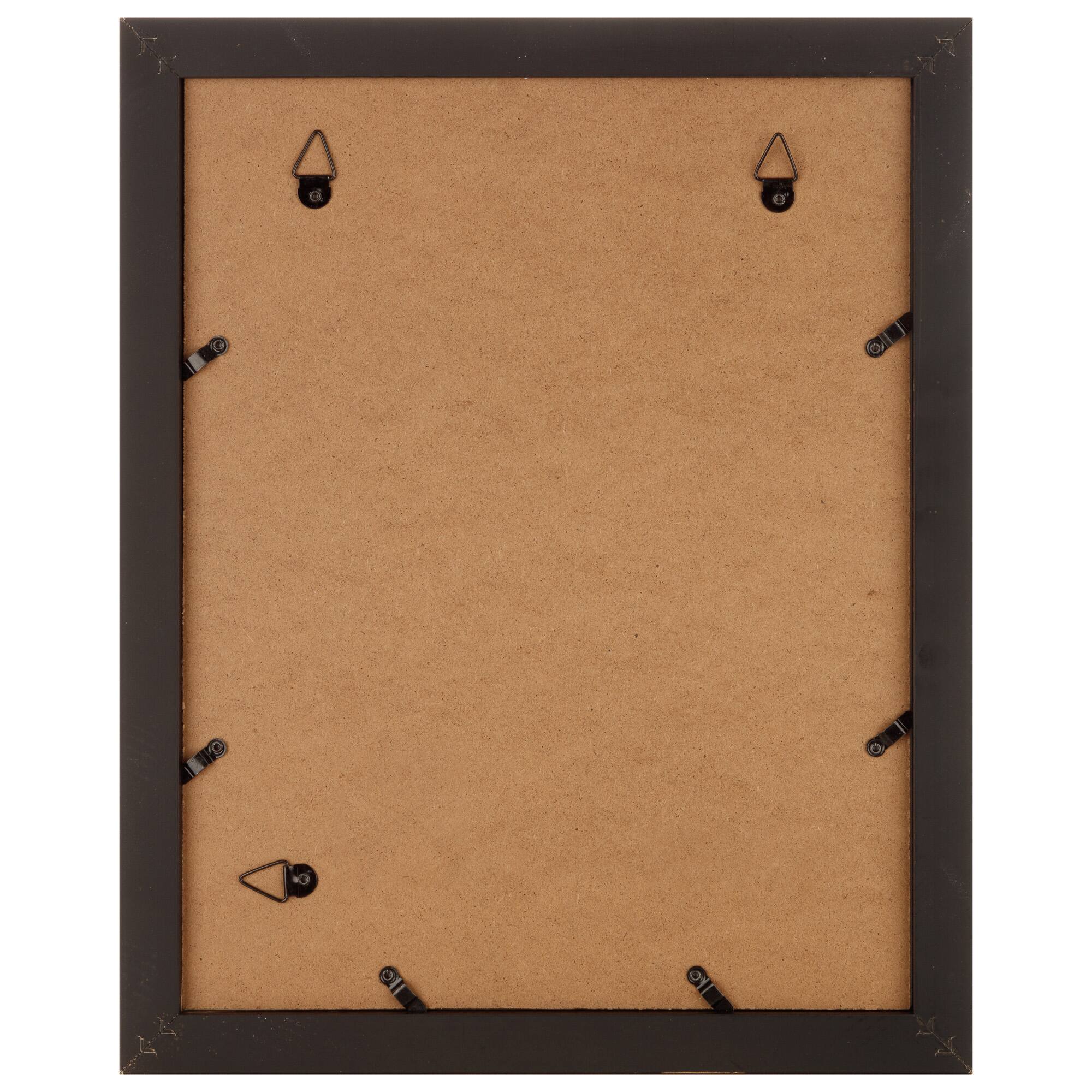 8 Pack: Walnut & Gold Trim Frame with Mat, Gallery by Studio Décor®