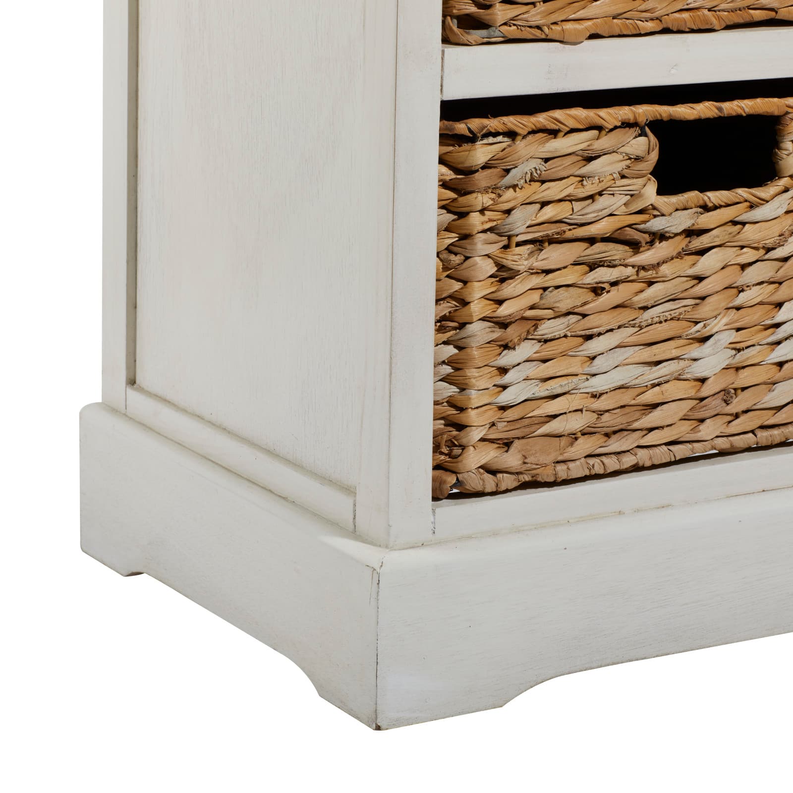 Traditional 4-Basket Storage Cabinet