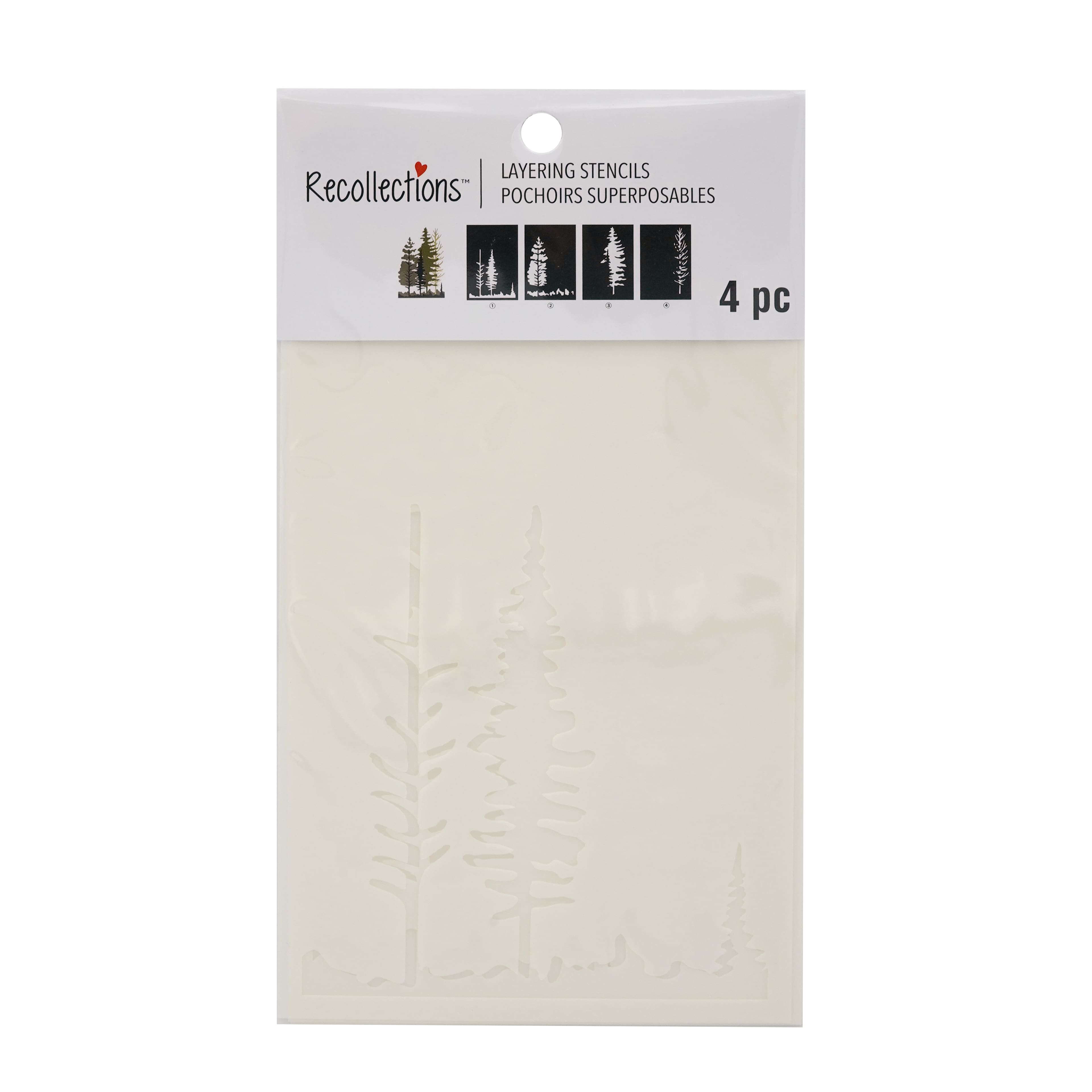 Trees Layering Stencils by Recollections™