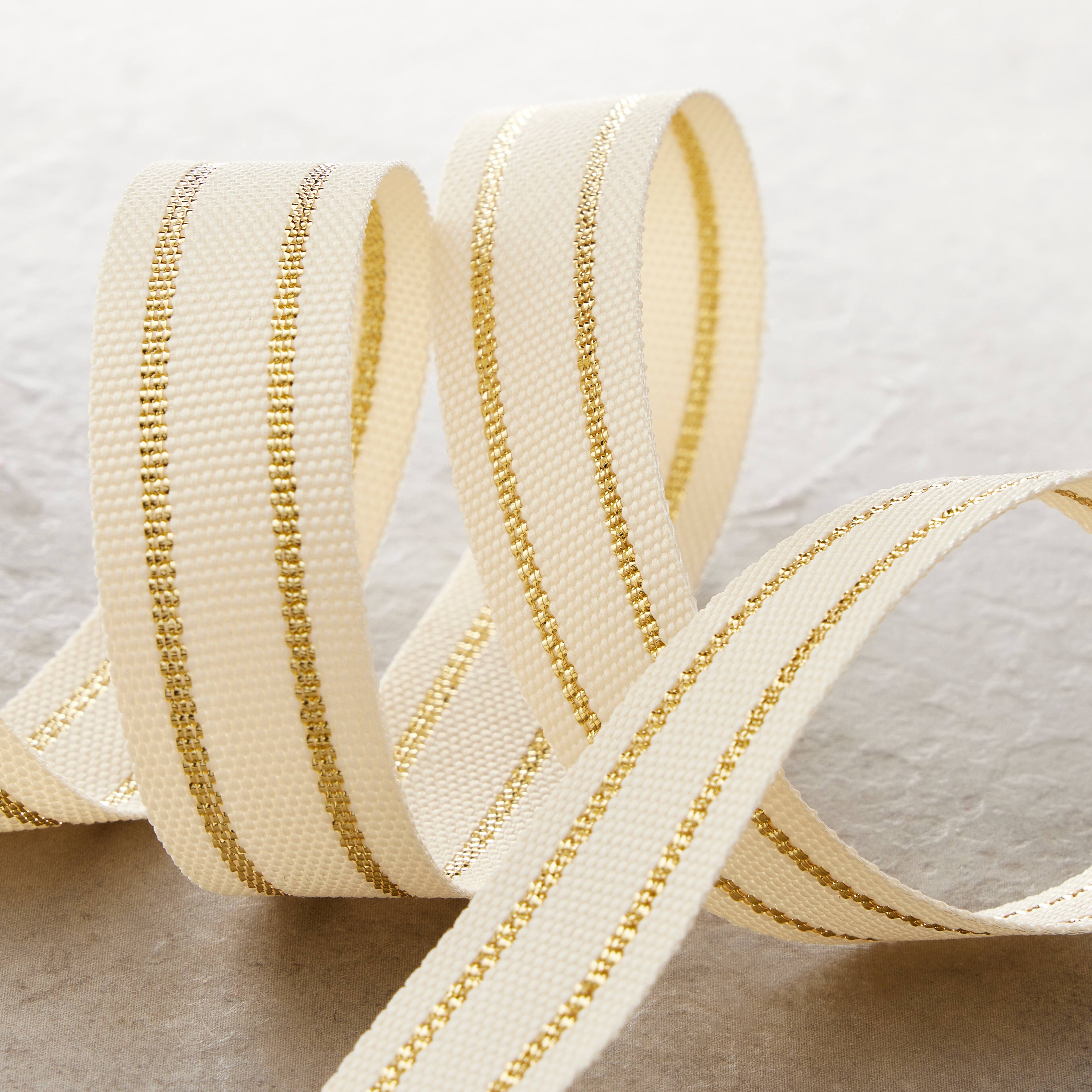 12 Pack: 5/8" x 5yd. Ticking Striped Grosgrain Ribbon by Celebrate It™