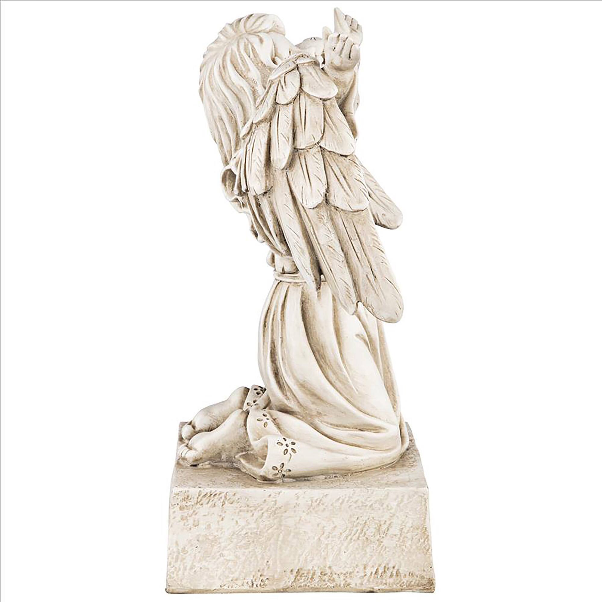 Design Toscano 14" Look to the Heavens Memorial Garden Angel Statue