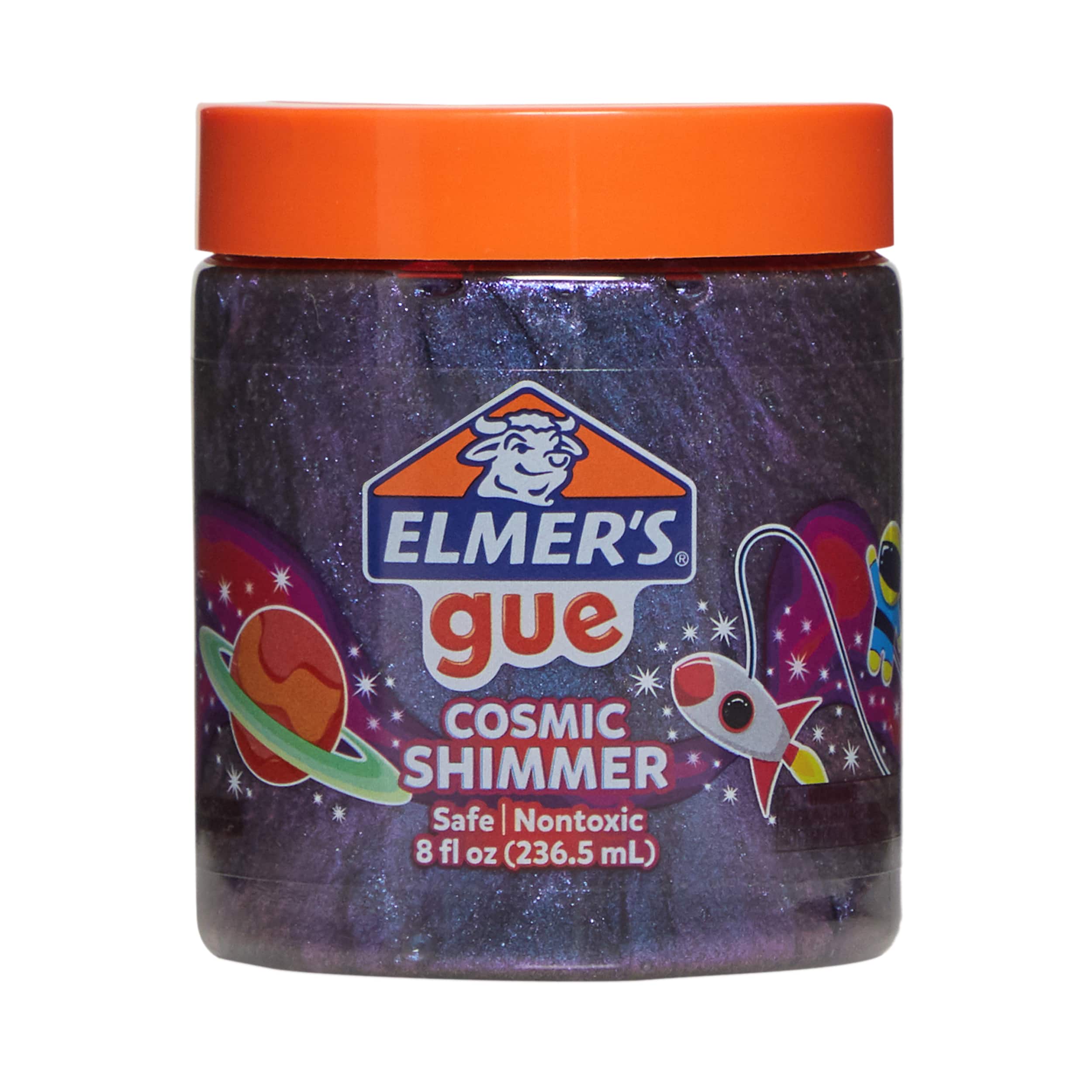 Lot of Three Elmer's GUE Pre Made Slime Cosmic Shimmer 