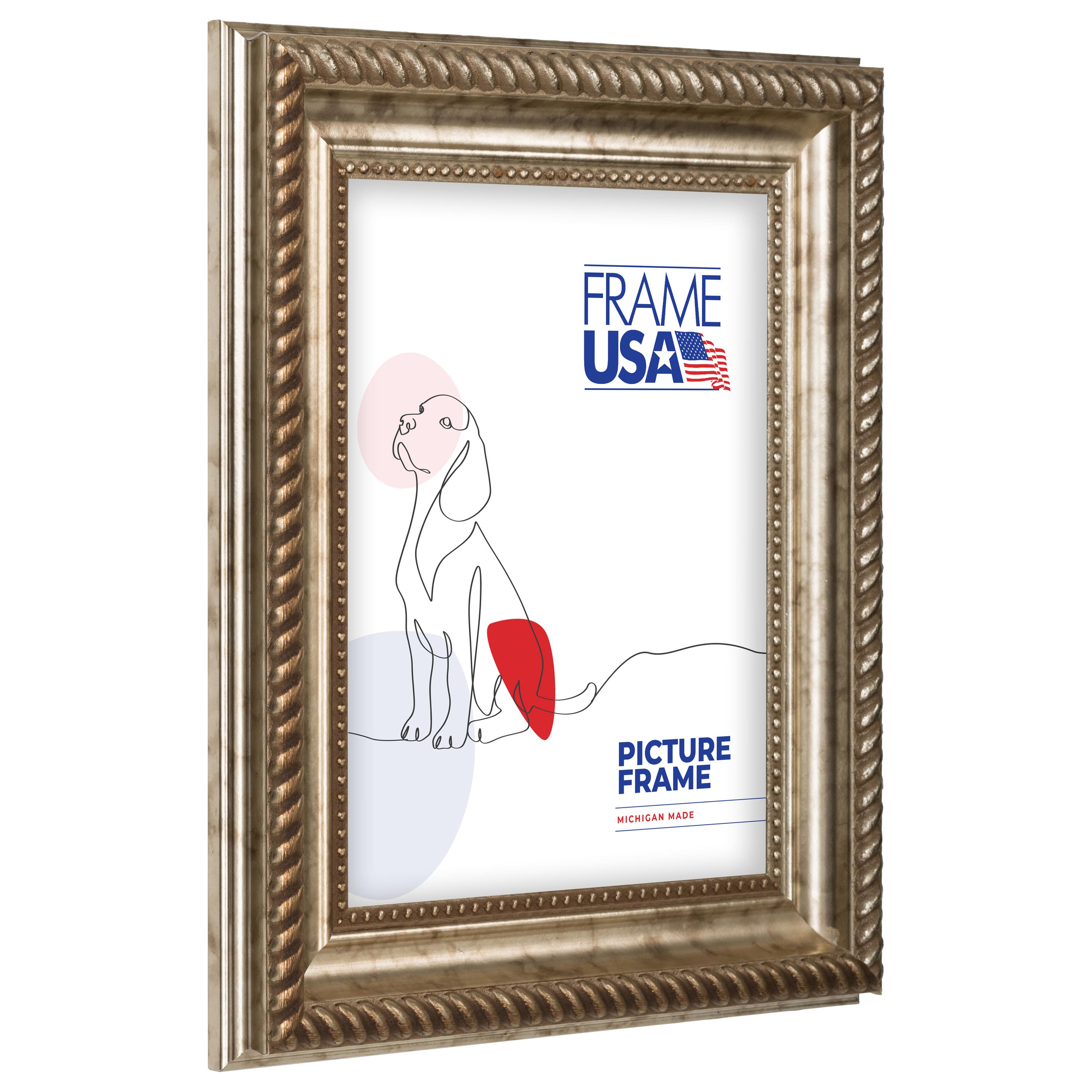 Frame USA Napolean Silver Single Image Picture Frame