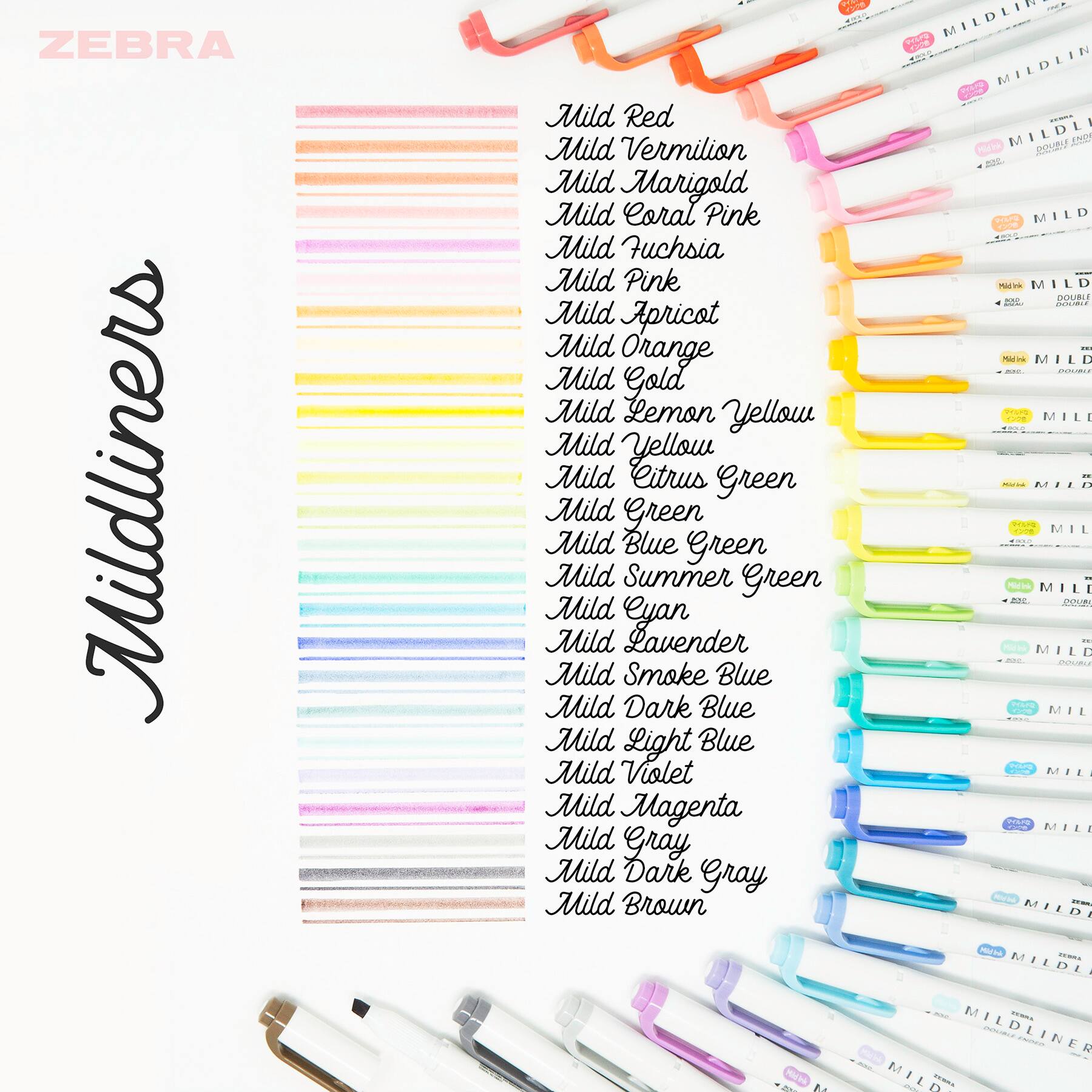 Zebra Mildliner&#x2122; Double Ended Highlighter &#x26; Creative Tool