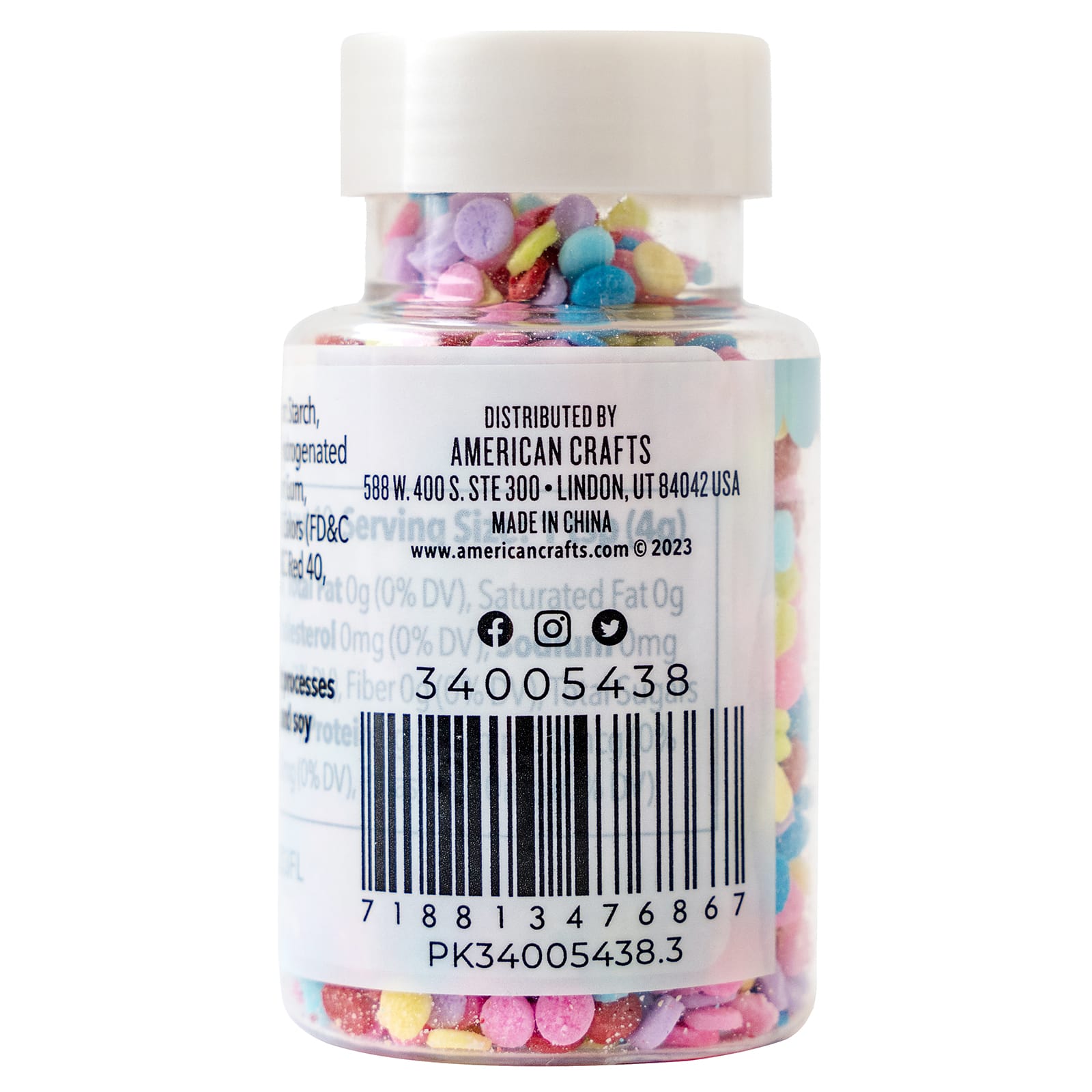 Sweet Tooth Fairy&#xAE; Bright Rainbow Mix Round Candy Shapes