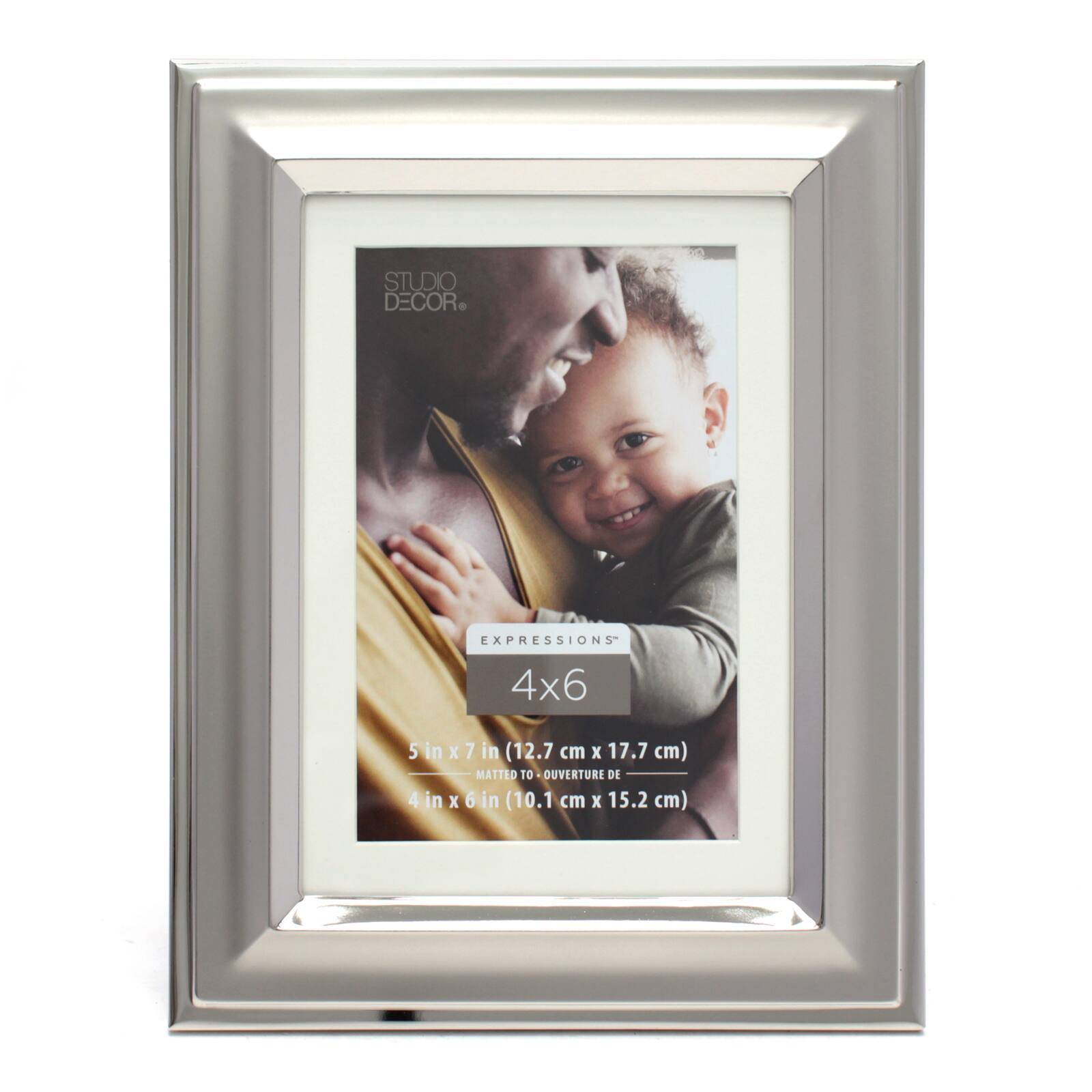 Expressions™ Silver Two Tone Frame with Mat by Studio Décor®