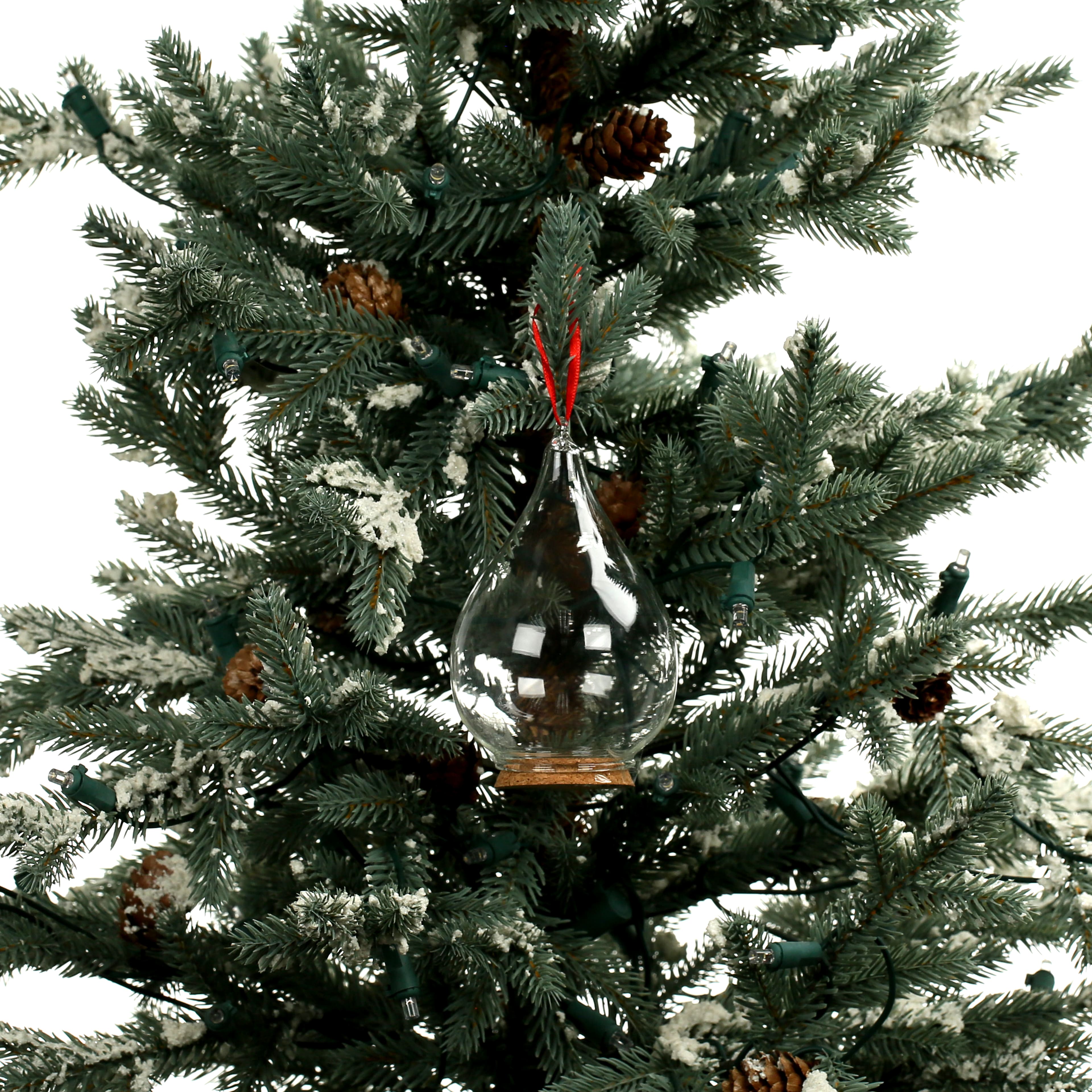 4.75&#x22; DIY Glass Drop with Cork Ornament by Make Market&#xAE;