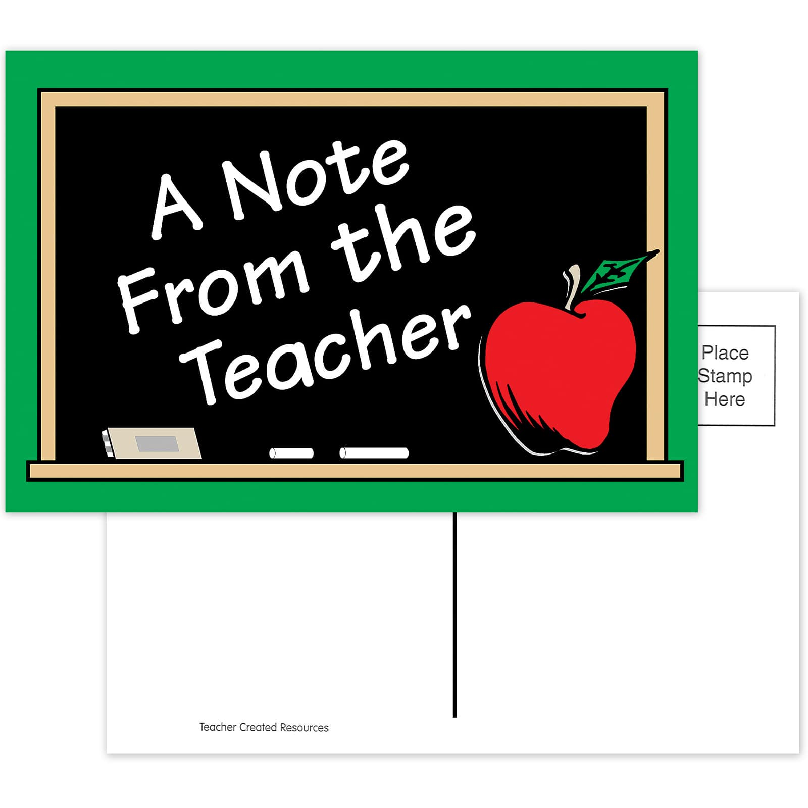 Teacher Created Resources Teacher Note Postcards, 6 Packs of 30
