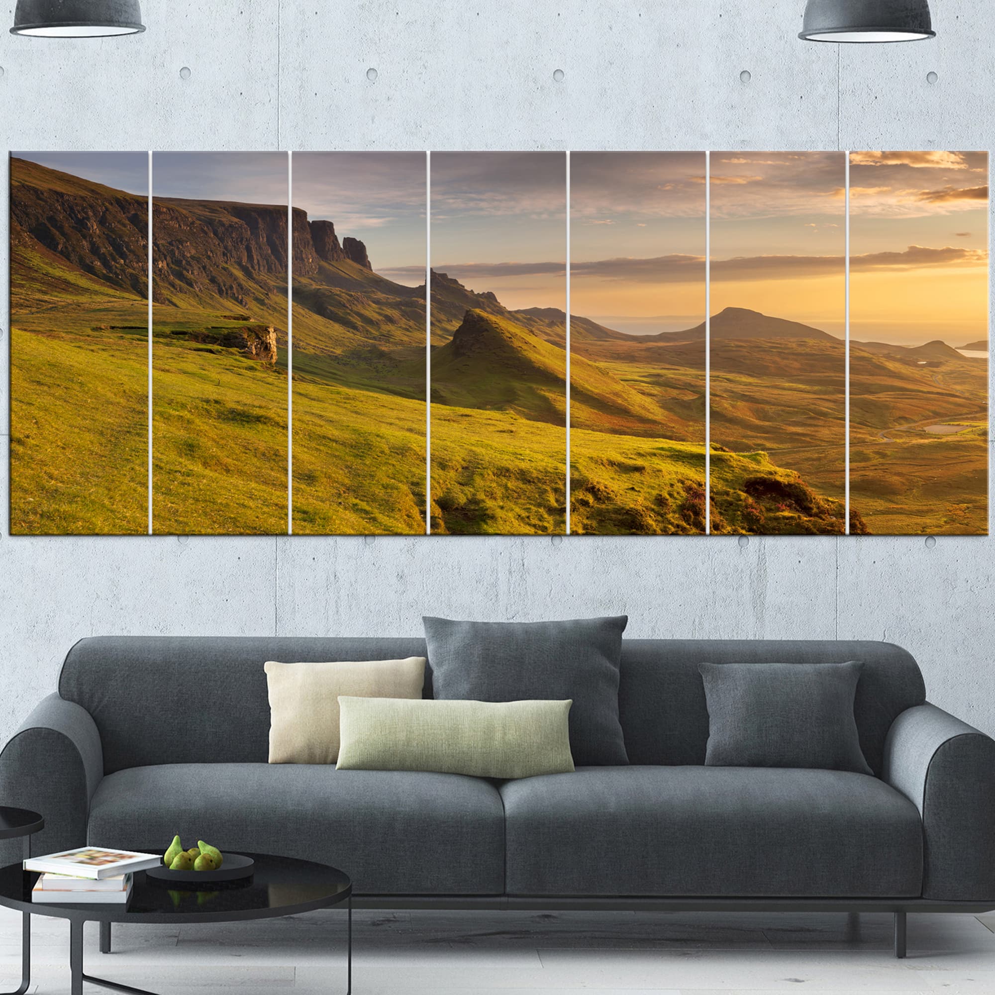 Designart - Sunrise at Quiraing Scotland - Landscape Canvas Art Print