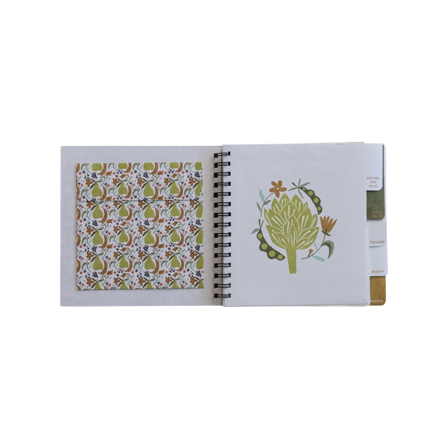 Hello Honey® 8" Multicolor Spiral Bound Paper Recipe Journal
