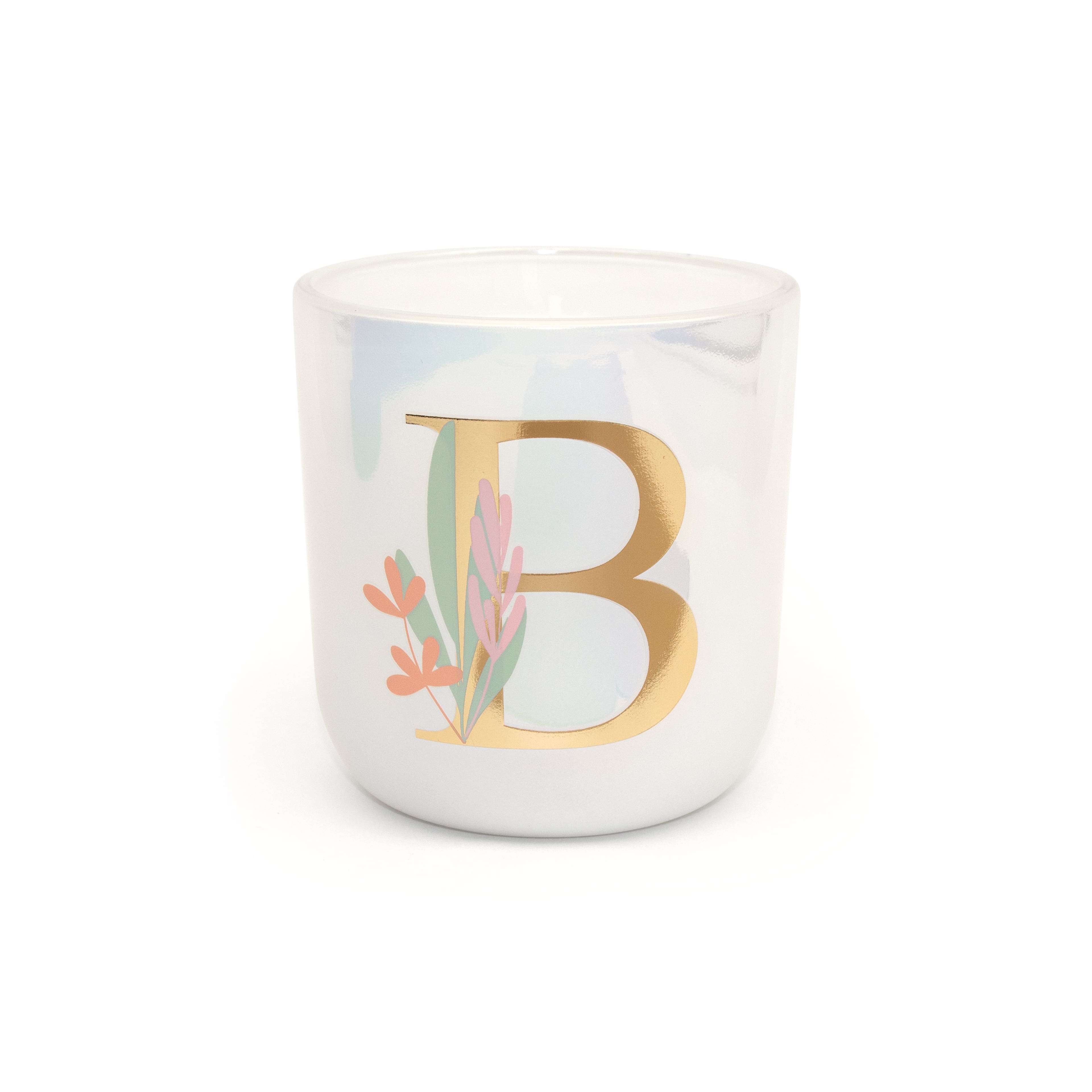 Assorted 10oz. Gold Monogram Citrus Sunrise Scented Jar Candle, Set 1 by Ashland&#xAE;