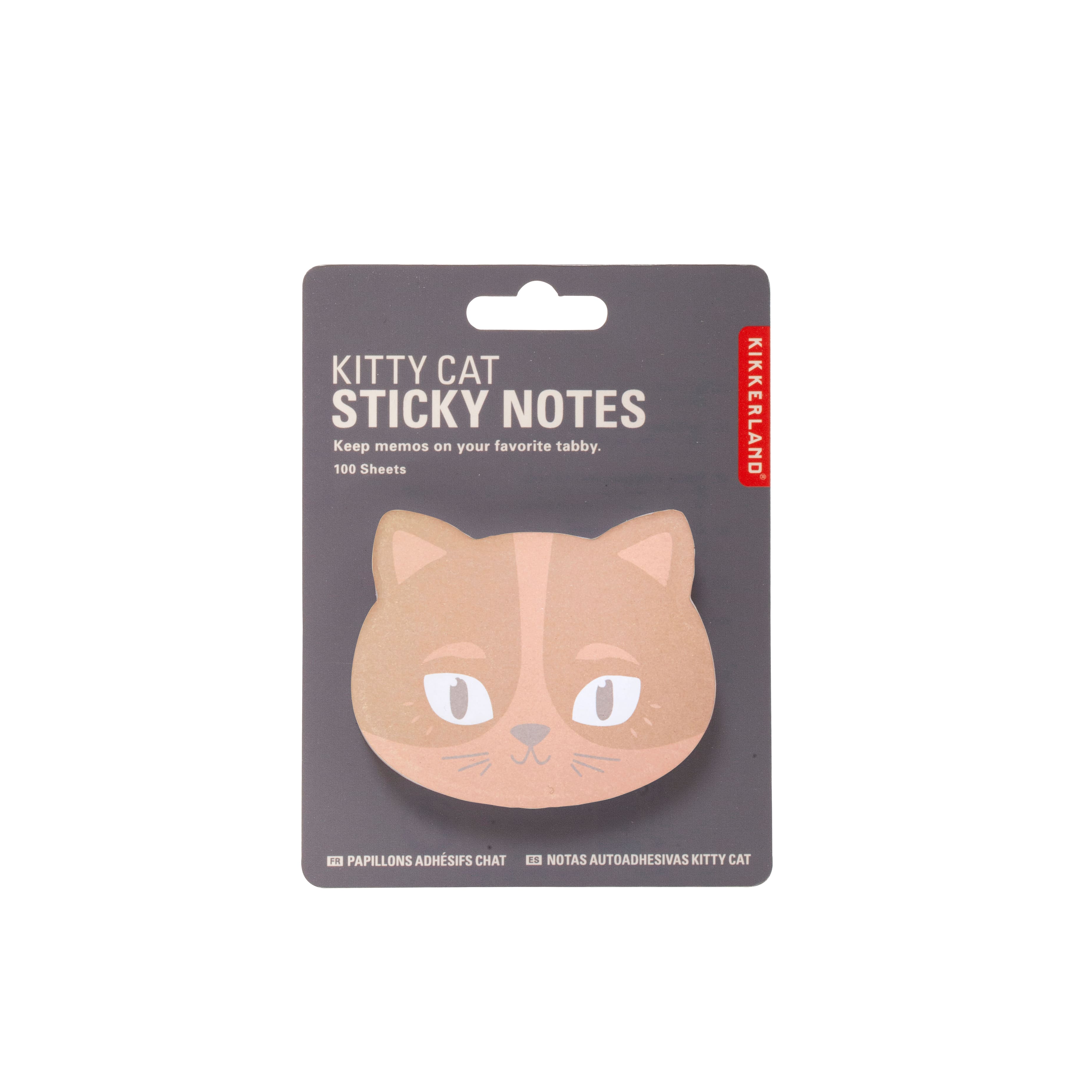Assorted Kikkerland&#xAE; Kitty Cat Sticky Note Pad, 1pc.