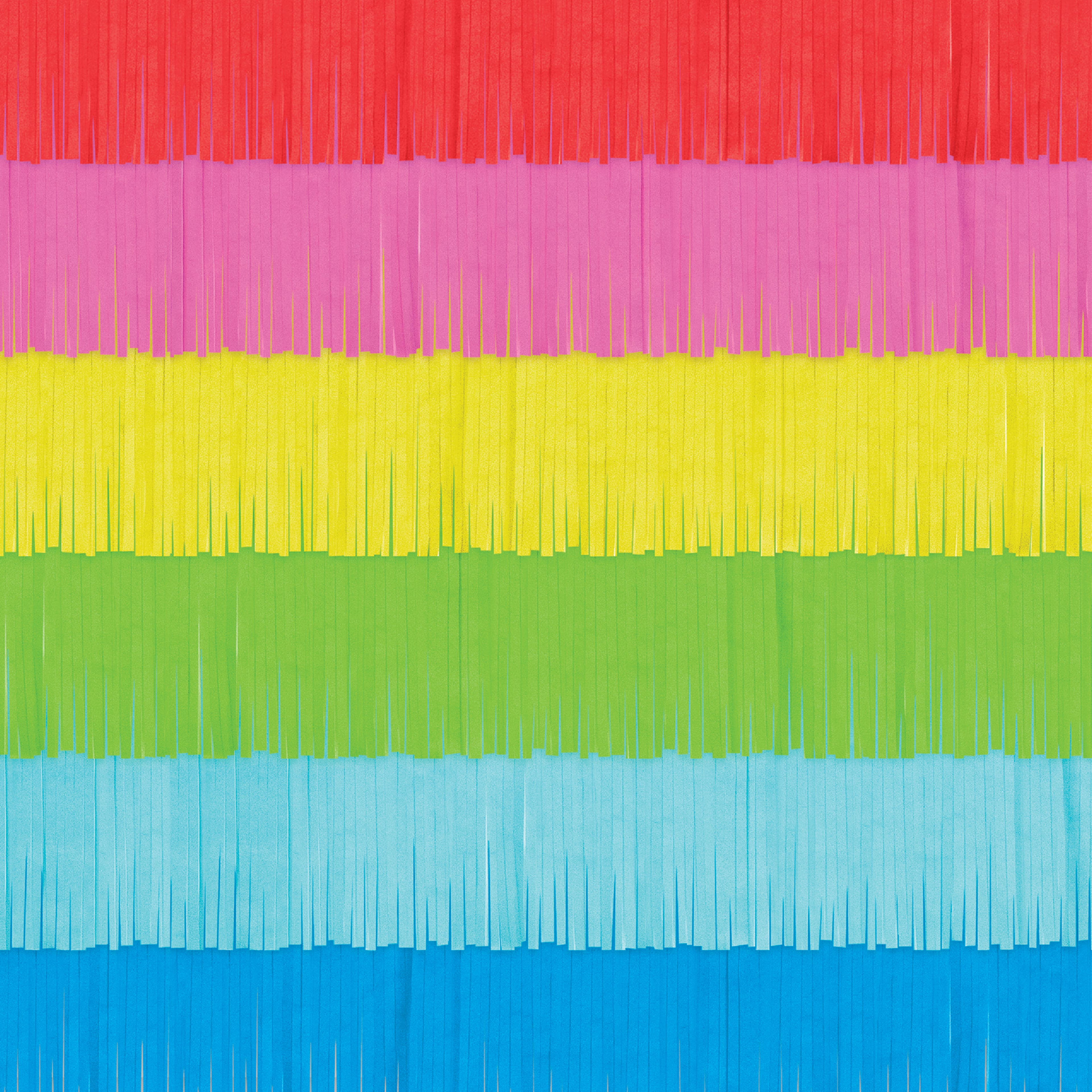 72&#x22; Bright Fringe Backdrop by Celebrate It&#x2122;