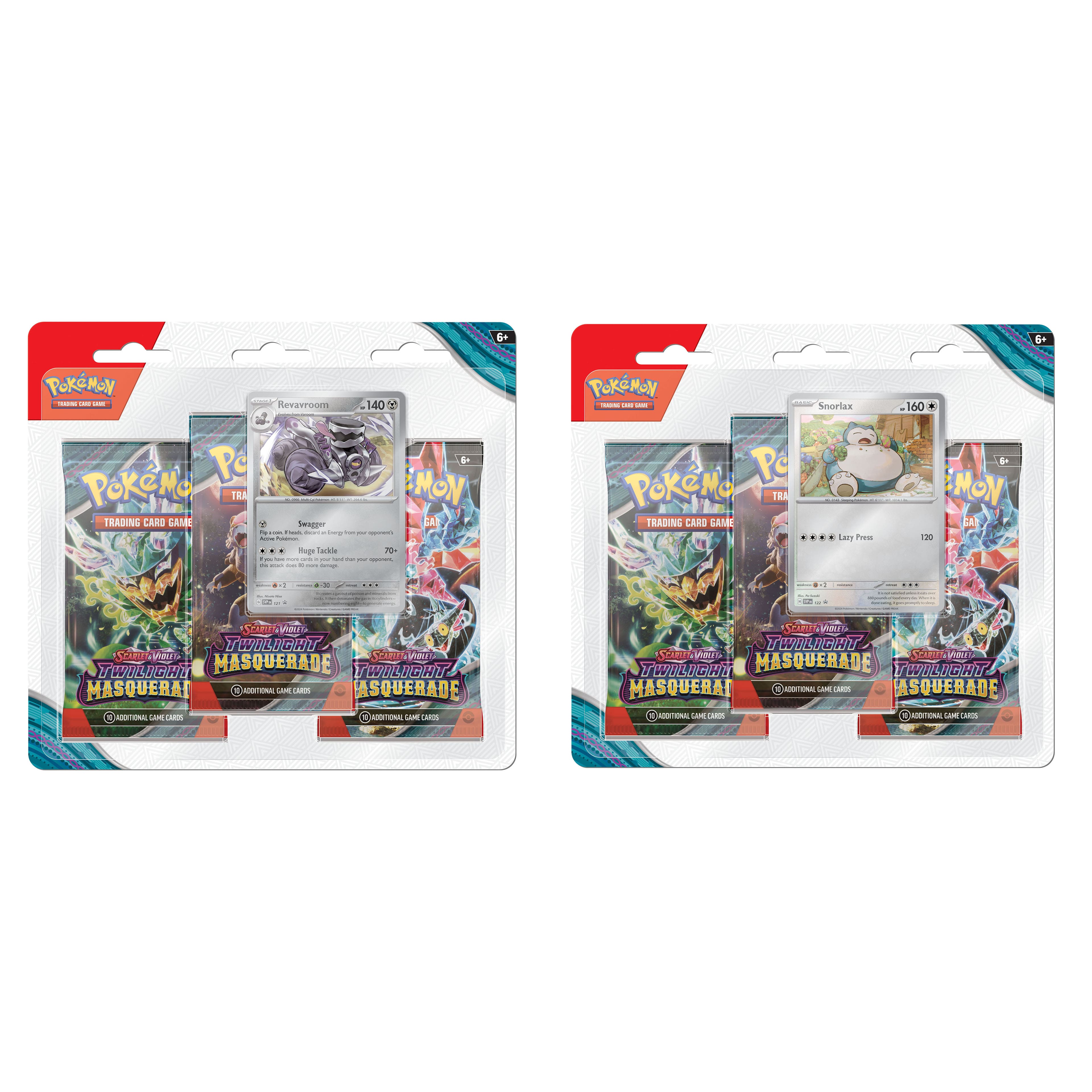 Pok&#xE9;mon&#x2122; Trading Card Game Scarlet &#x26; Violet Twilight Masquerade Booster 3 Pack