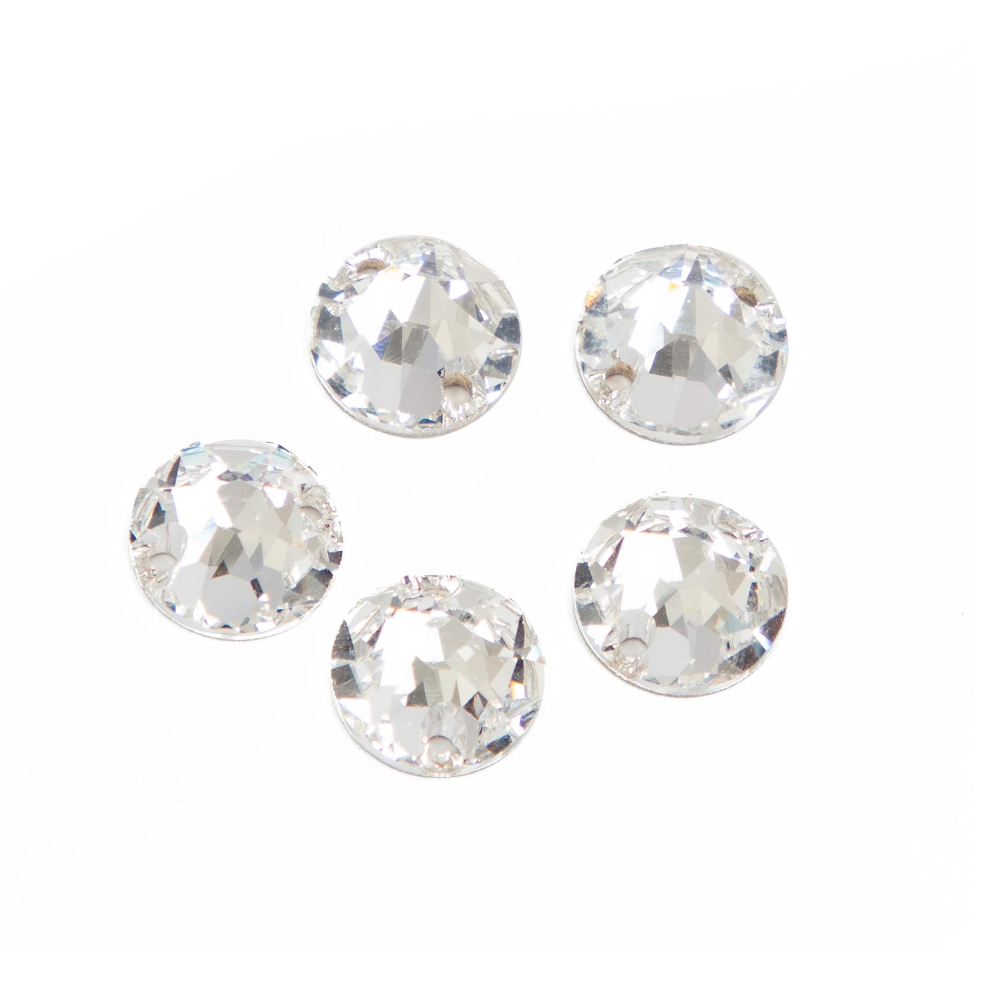 6 Packs: 5 ct. (30 total) 8mm Round Sew-On Austrian Crystals by Bead Landing™