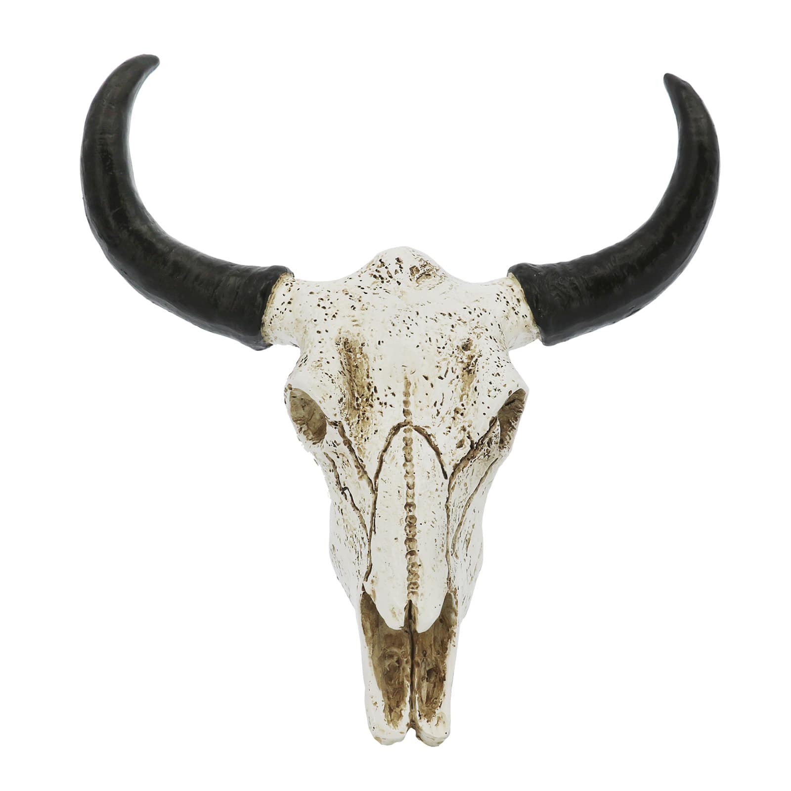 8.5&#x22; Faux Fossil Tabletop Cow Head by Ashland&#xAE;