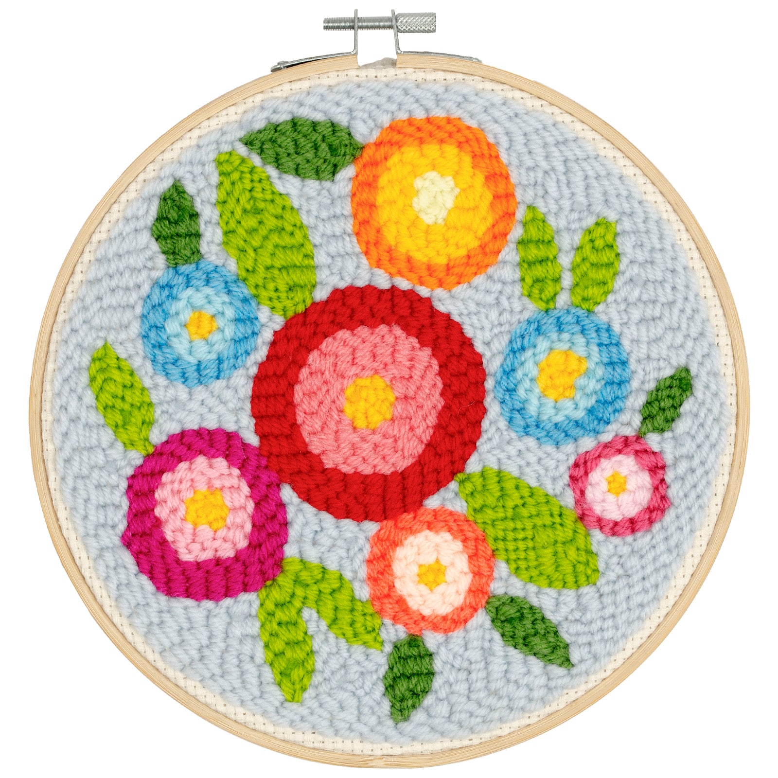 Flowers Punch Needle Kit by Loops &#x26; Threads&#xAE;