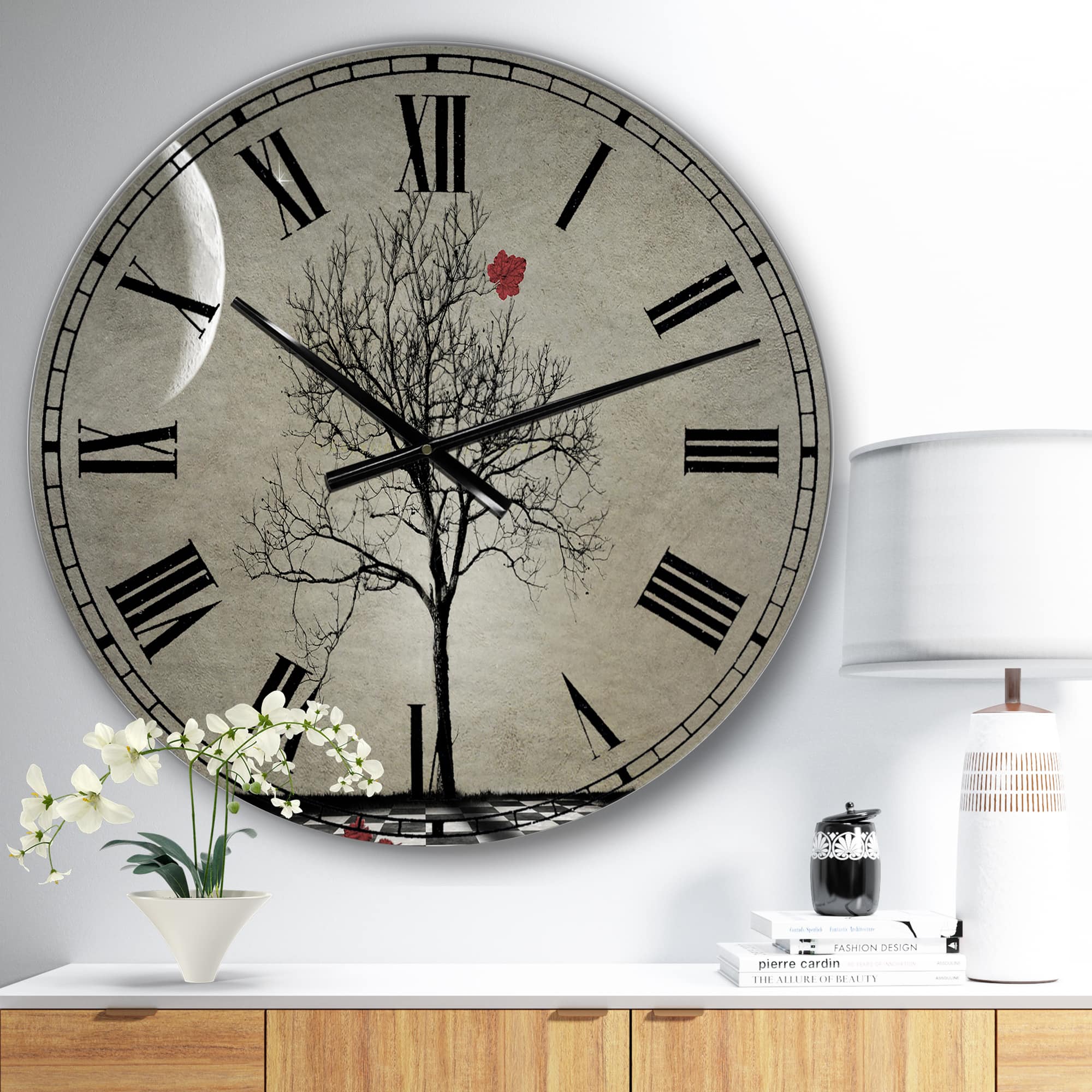 Designart Inevitable Cottage Wall Clock