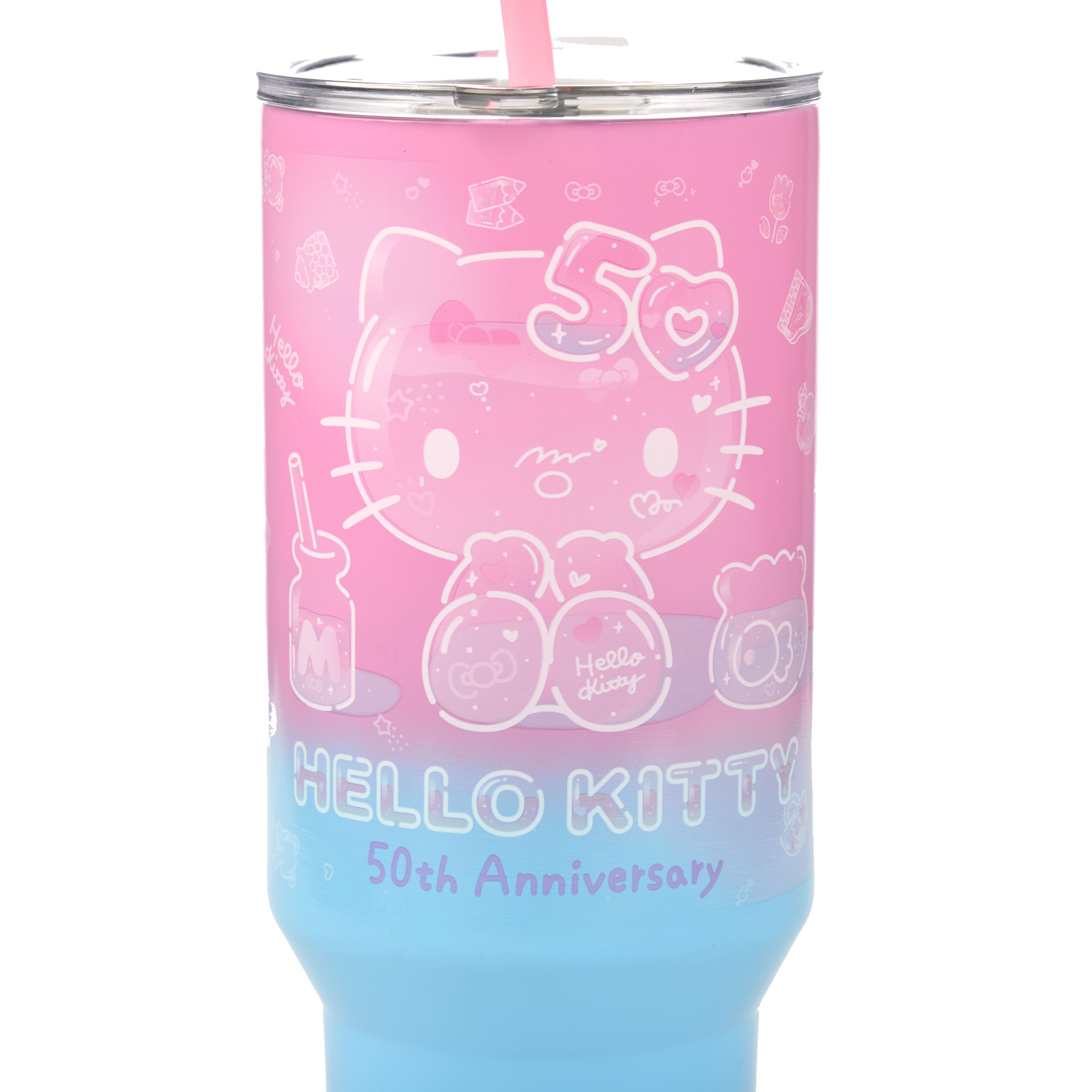 40oz. Hello Kitty&#xAE; 50th Anniversary Stainless Steel Tumbler