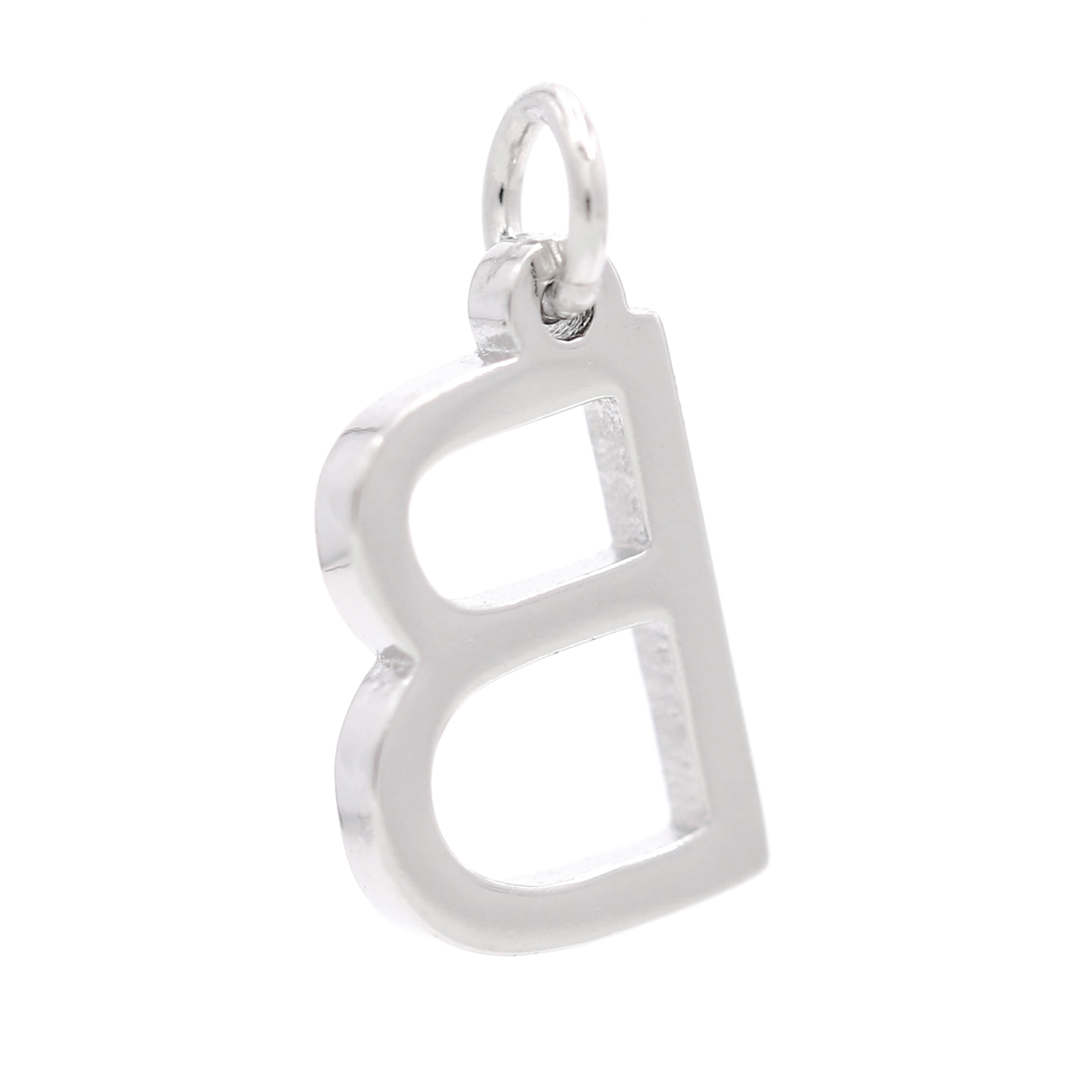 12 Pack: Sterling Silver Alphabet Charm by Bead Landing™