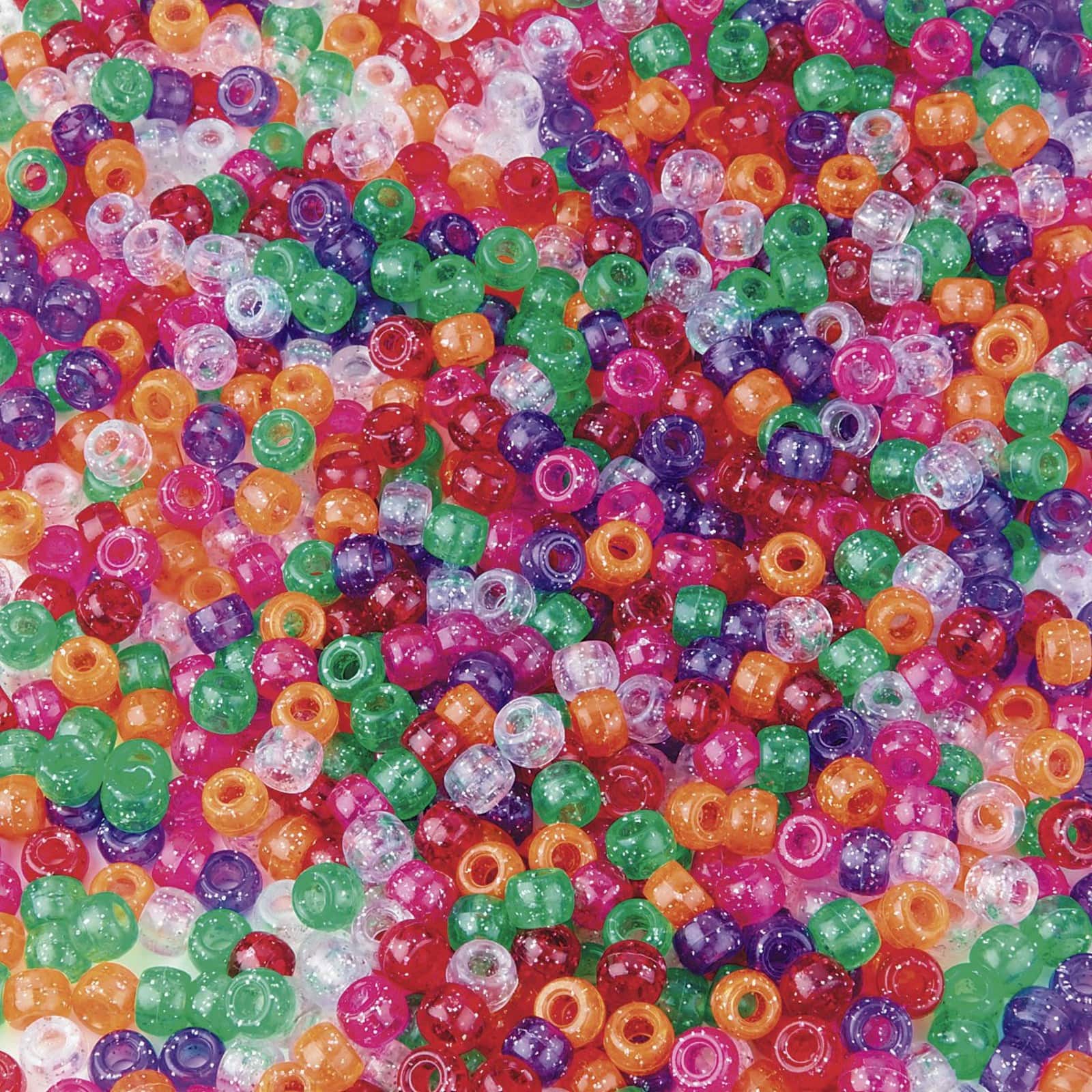Color Splash!&#xAE; Sparkle Pony Beads, 9mm