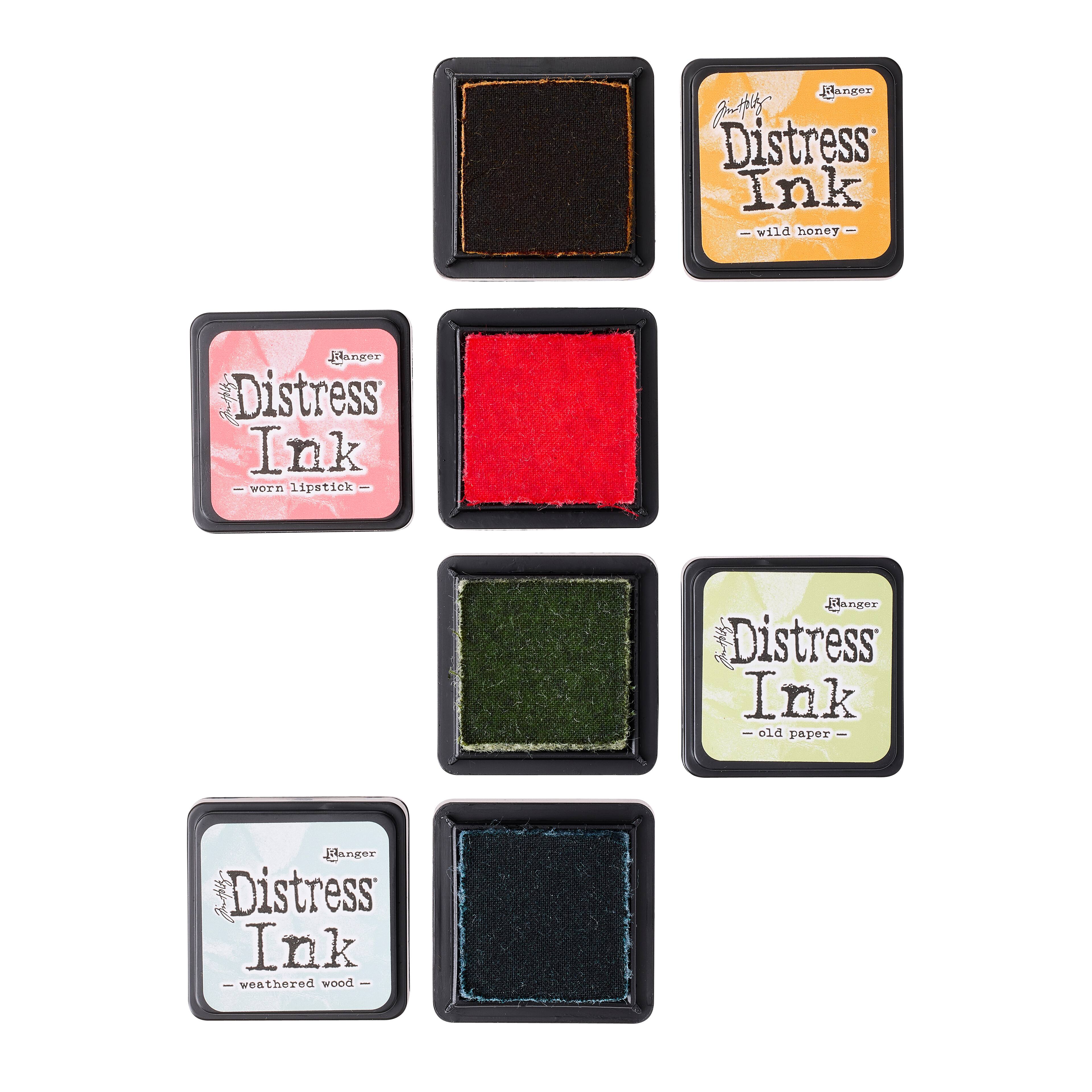 6 Packs: 4 ct. (24 total) Tim Holtz Distress® Mini Ink Pad Kit #7
