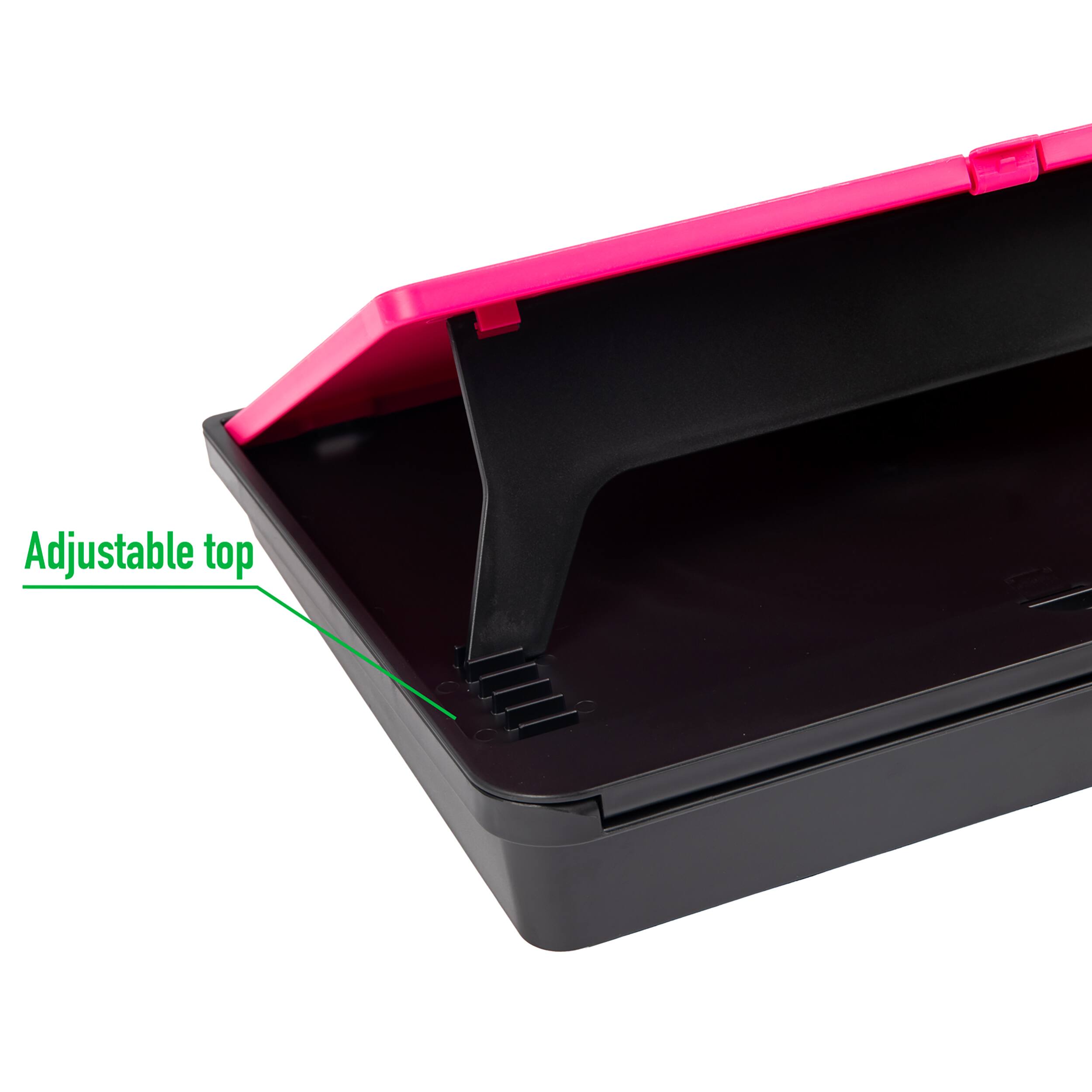 Mind Reader 15&#x22; Adjustable Lap Desk with Storage &#x26; Built-In Cushion
