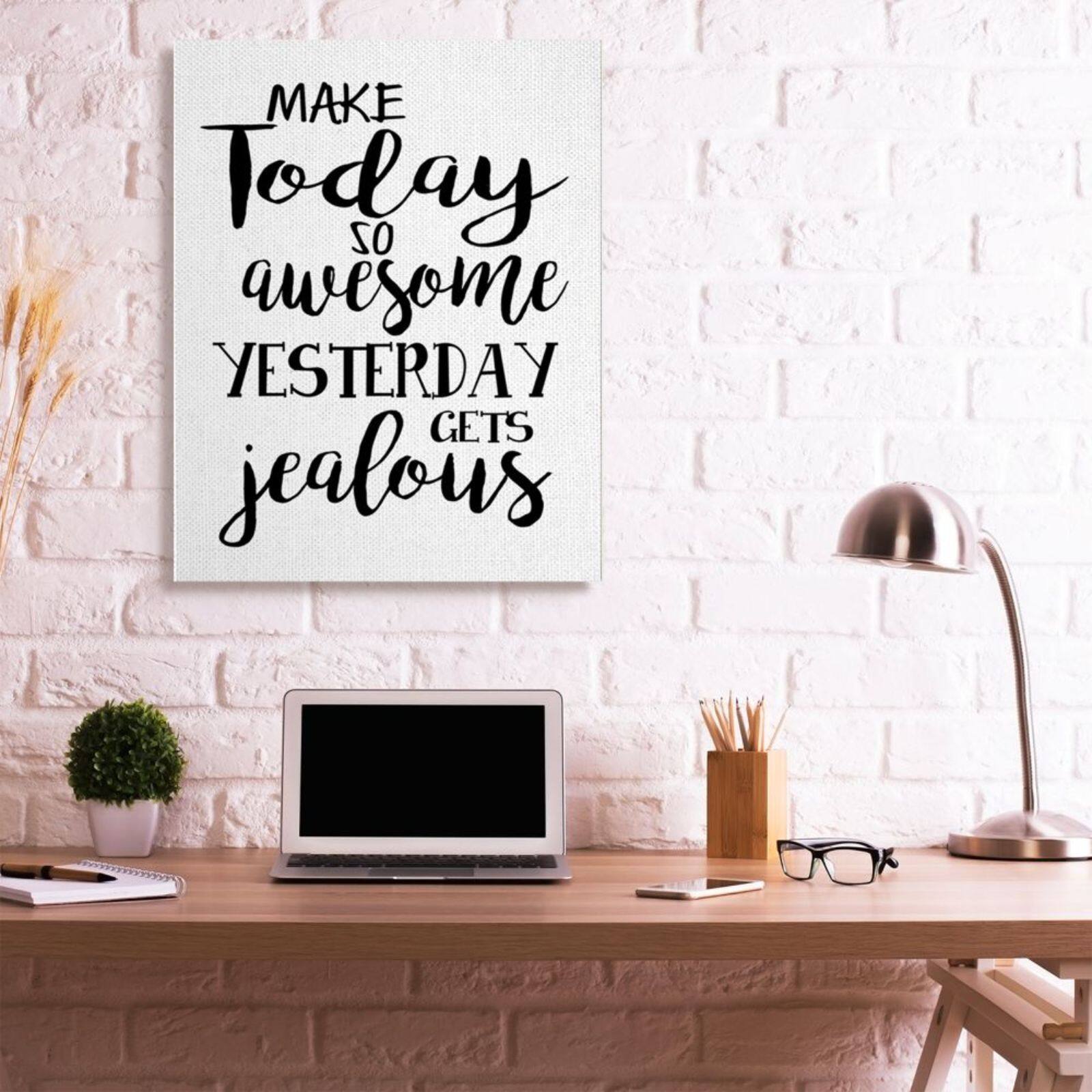Stupell Industries Make Today Awesome Canvas Wall Art