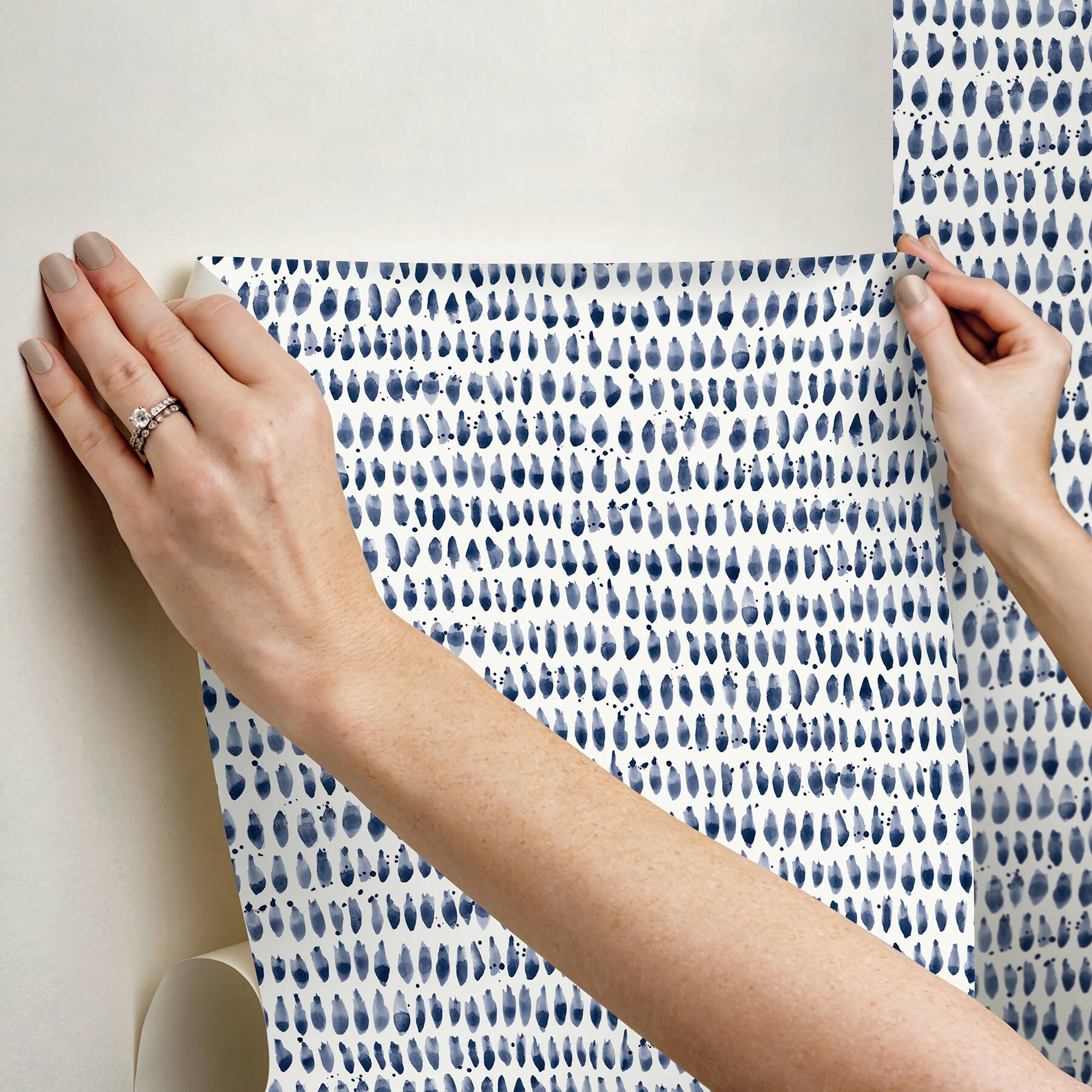 InHome Mystical Navy Peel &#x26; Stick Wallpaper