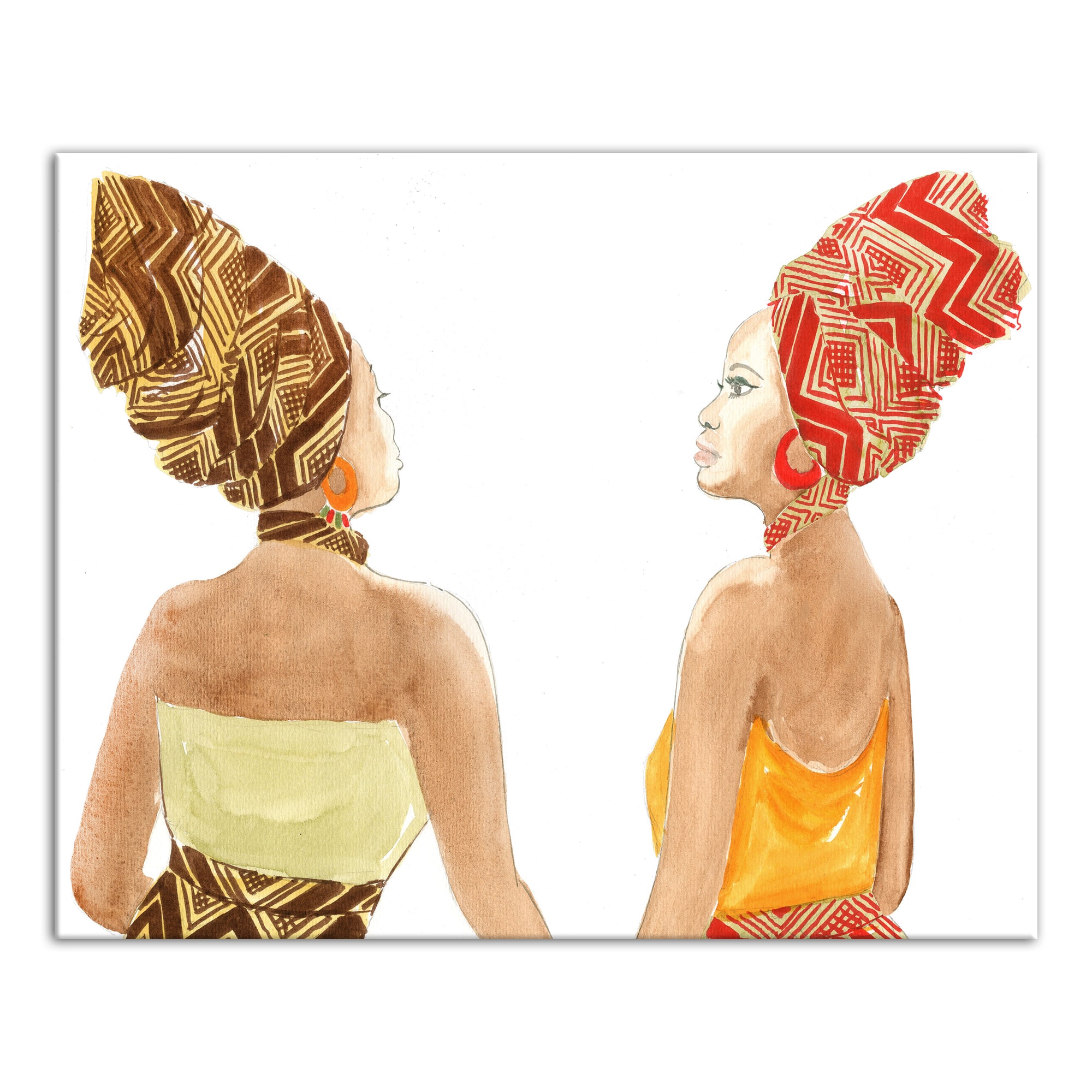 Women In Conversation 20" x 16" Canvas Wall Art