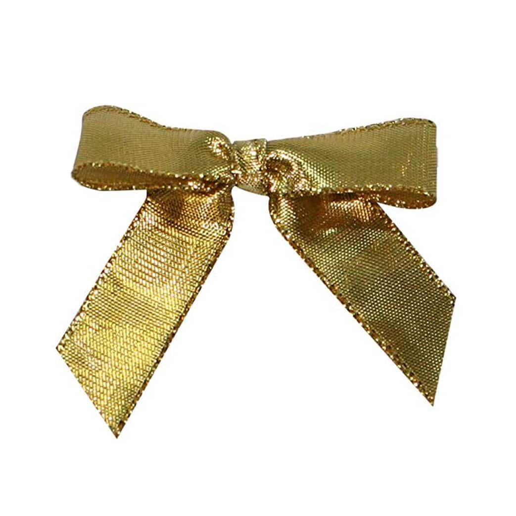 Reliant 2" Metallic Lame Twist Tie Bows, 100ct.