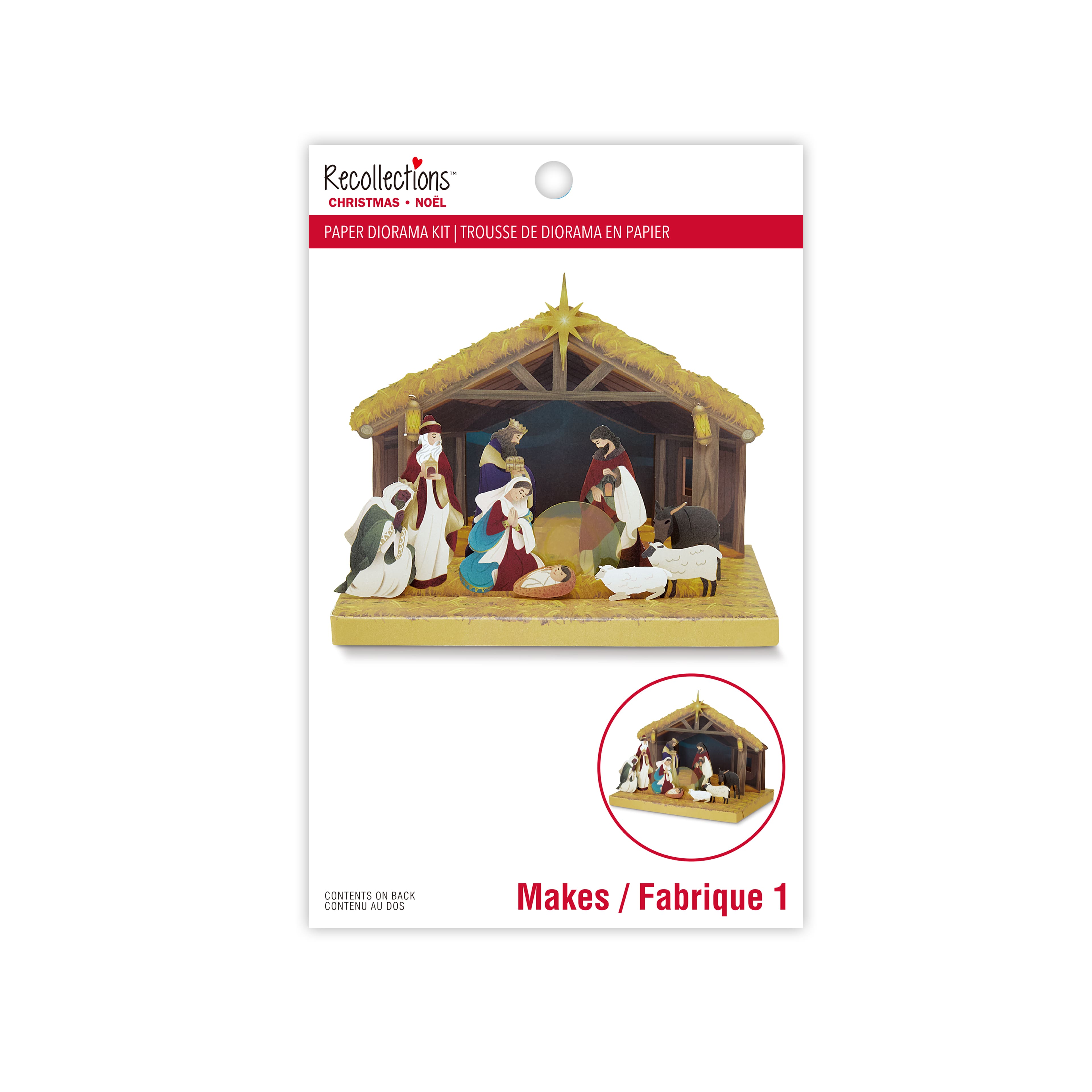 Nativity Paper Diorama Kit by Recollections&#x2122;