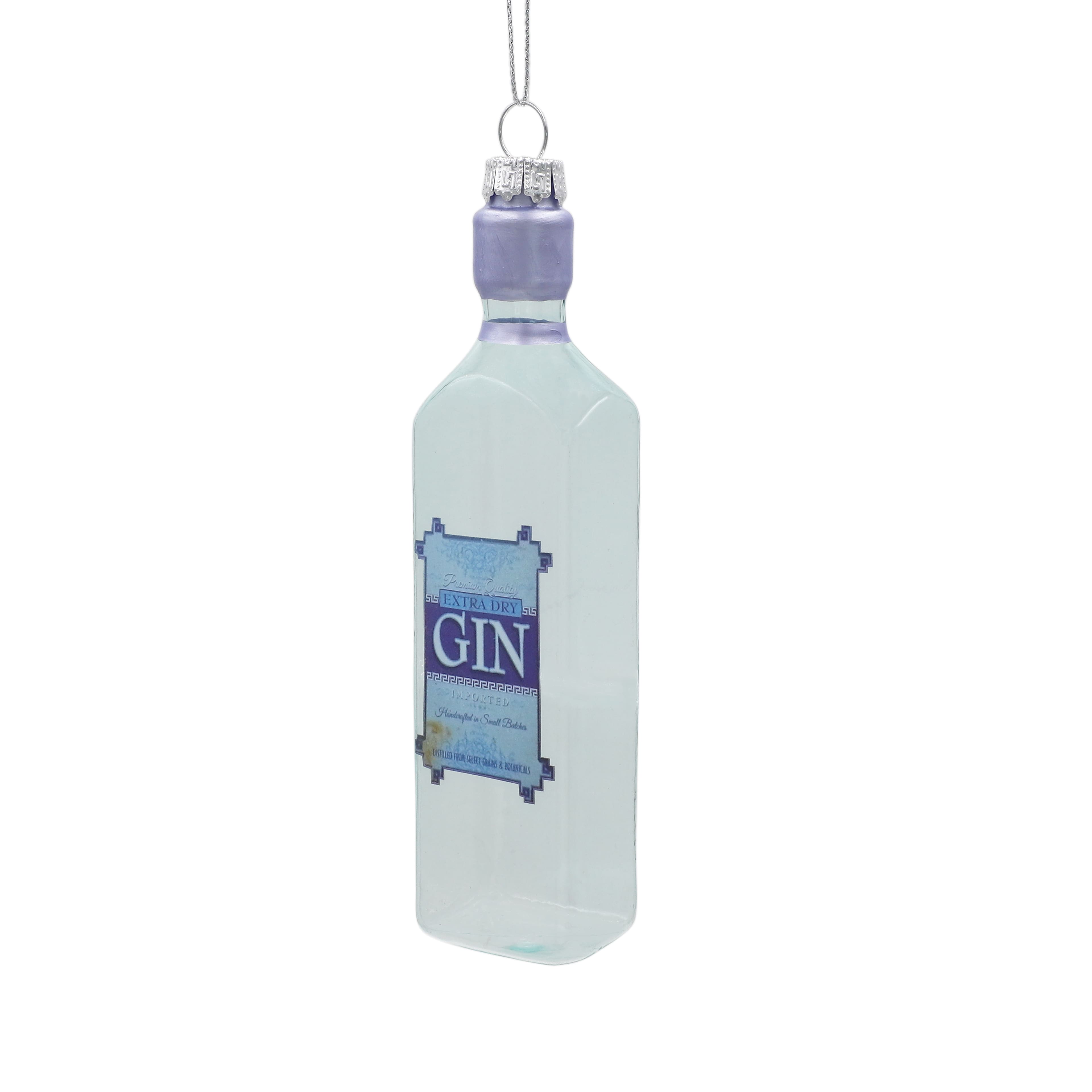 6&#x22; Gin Bottle Glass Ornament by Ashland&#xAE;