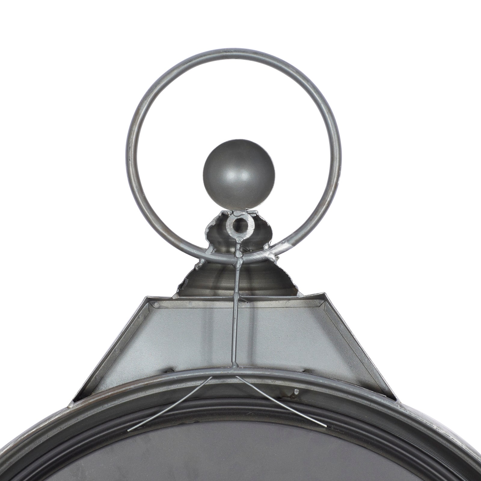 30" Brown Metal Coastal Wall Clock