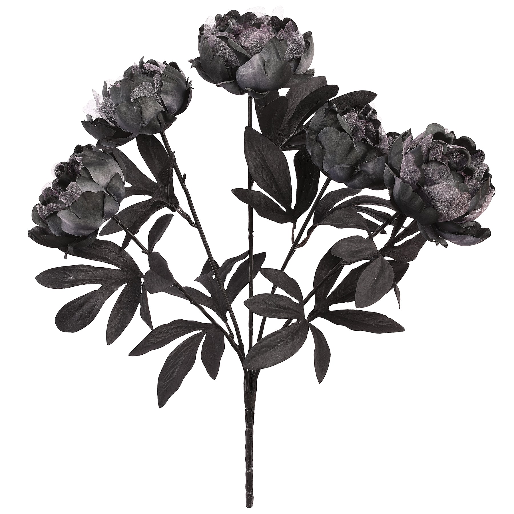 19&#x22; Black Peony Halloween Bush by Ashland&#xAE;