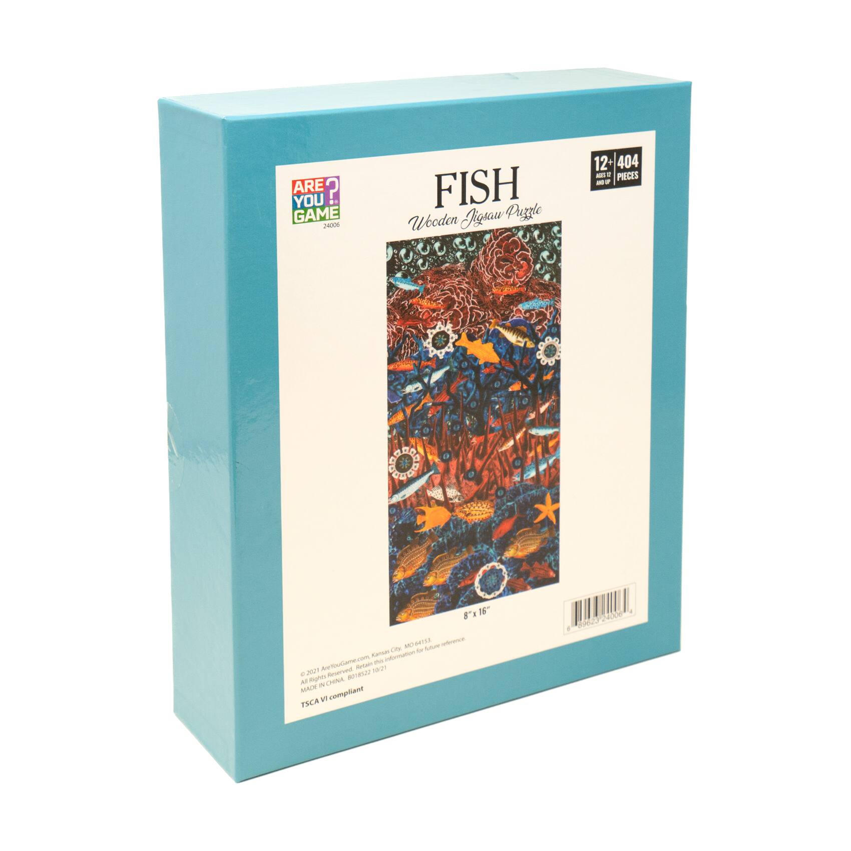 Wooden Jigsaw Puzzle - Fish: 404 Pcs