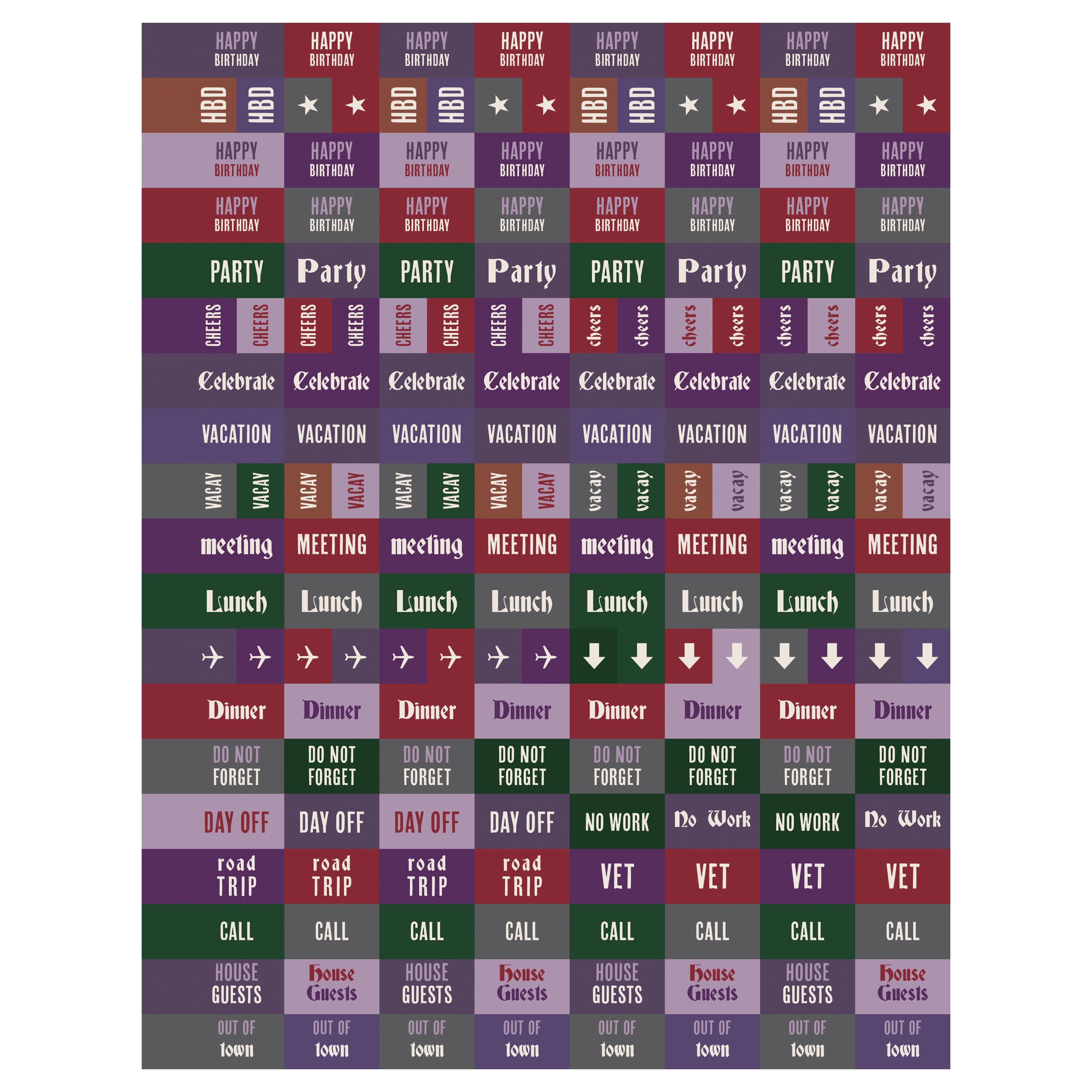 TF Publishing 2025-2026 Gwen Plaid Large Weekly/Monthly Planner