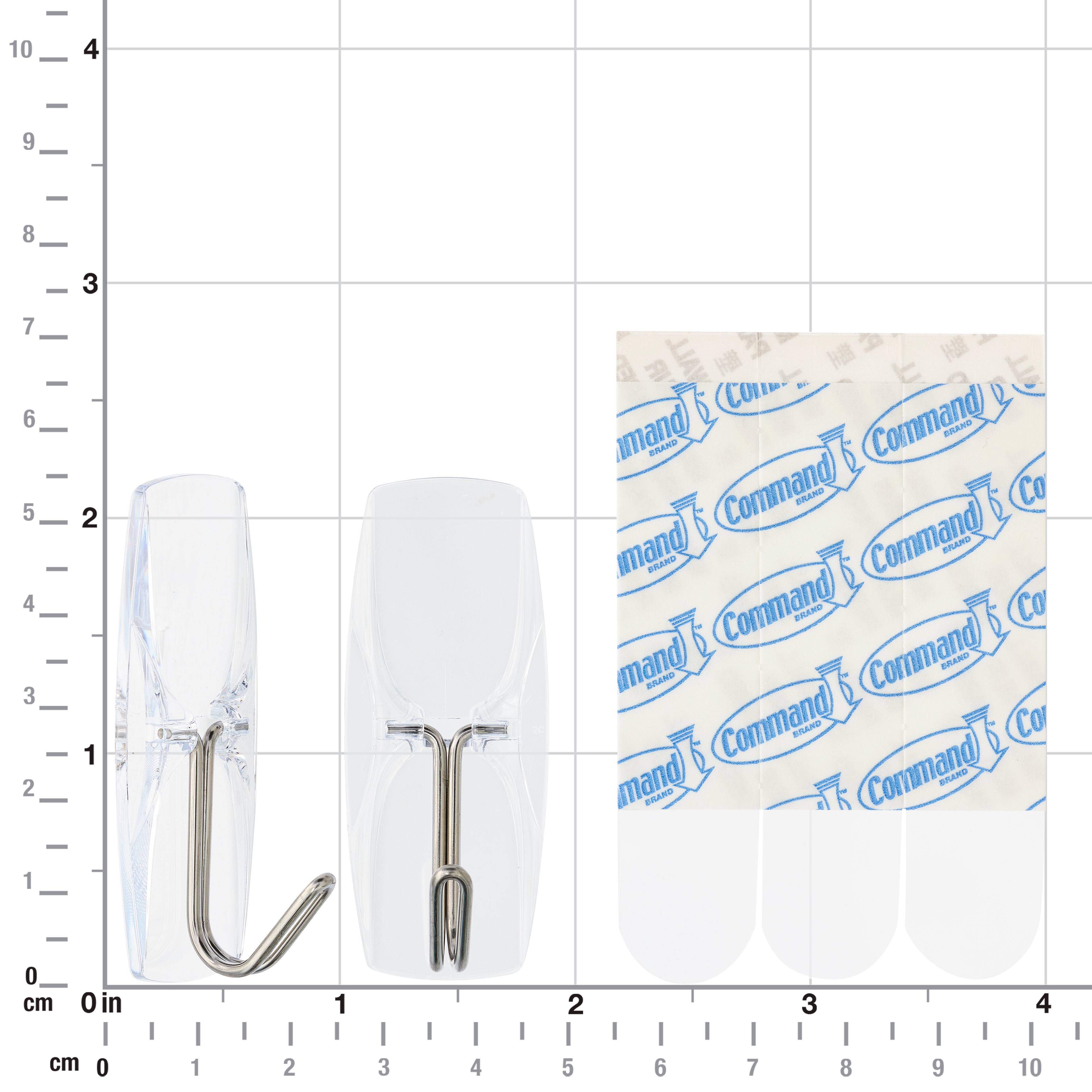 12 Packs: 2 ct. (24 total) Command™ Clear Medium Wire Hooks
