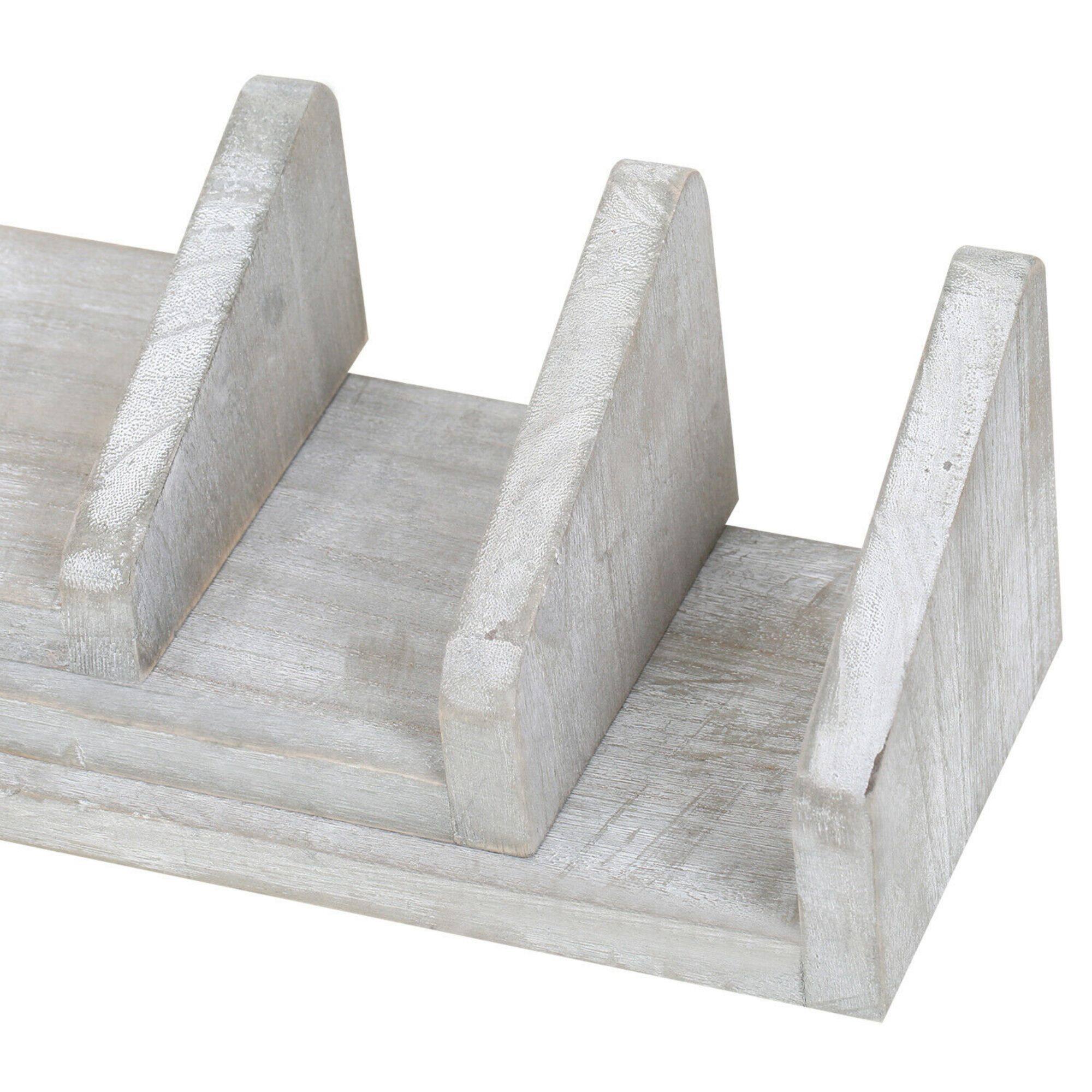 NEX™ Rustic Gray Floating Shelves Set